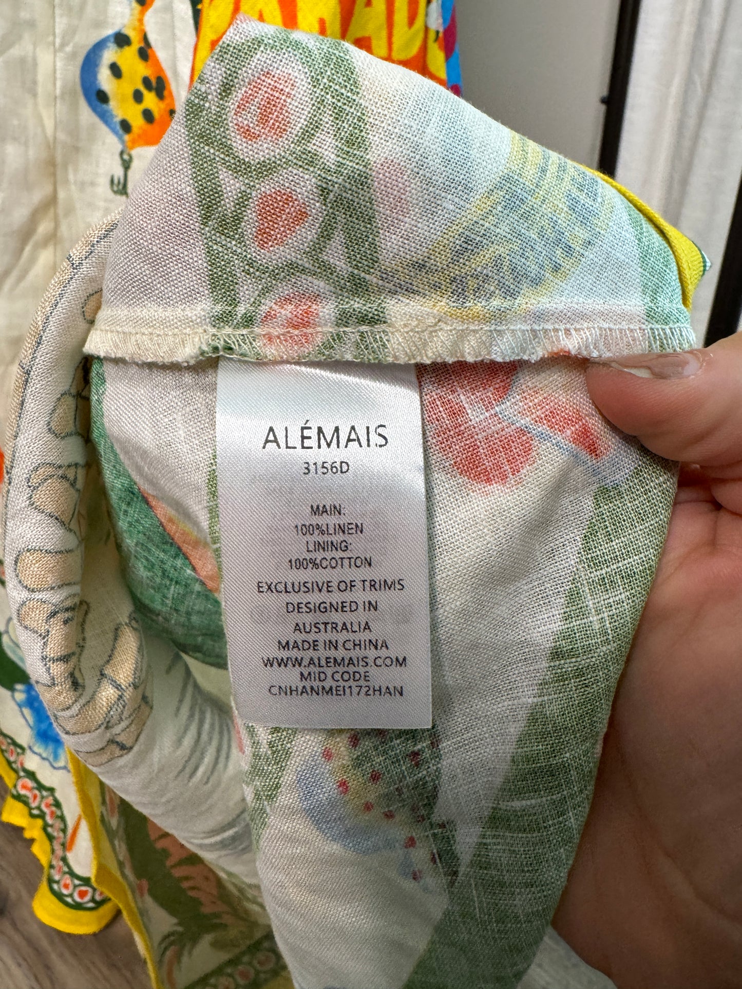 ALEMAIS Paradiso LinenDress US 8