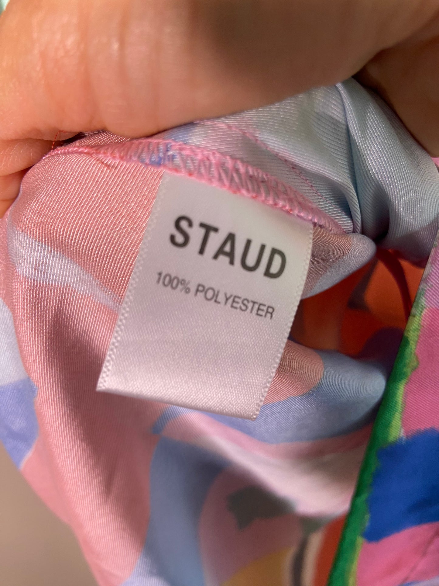 Staud Hart Printed Satin Shorts size 2