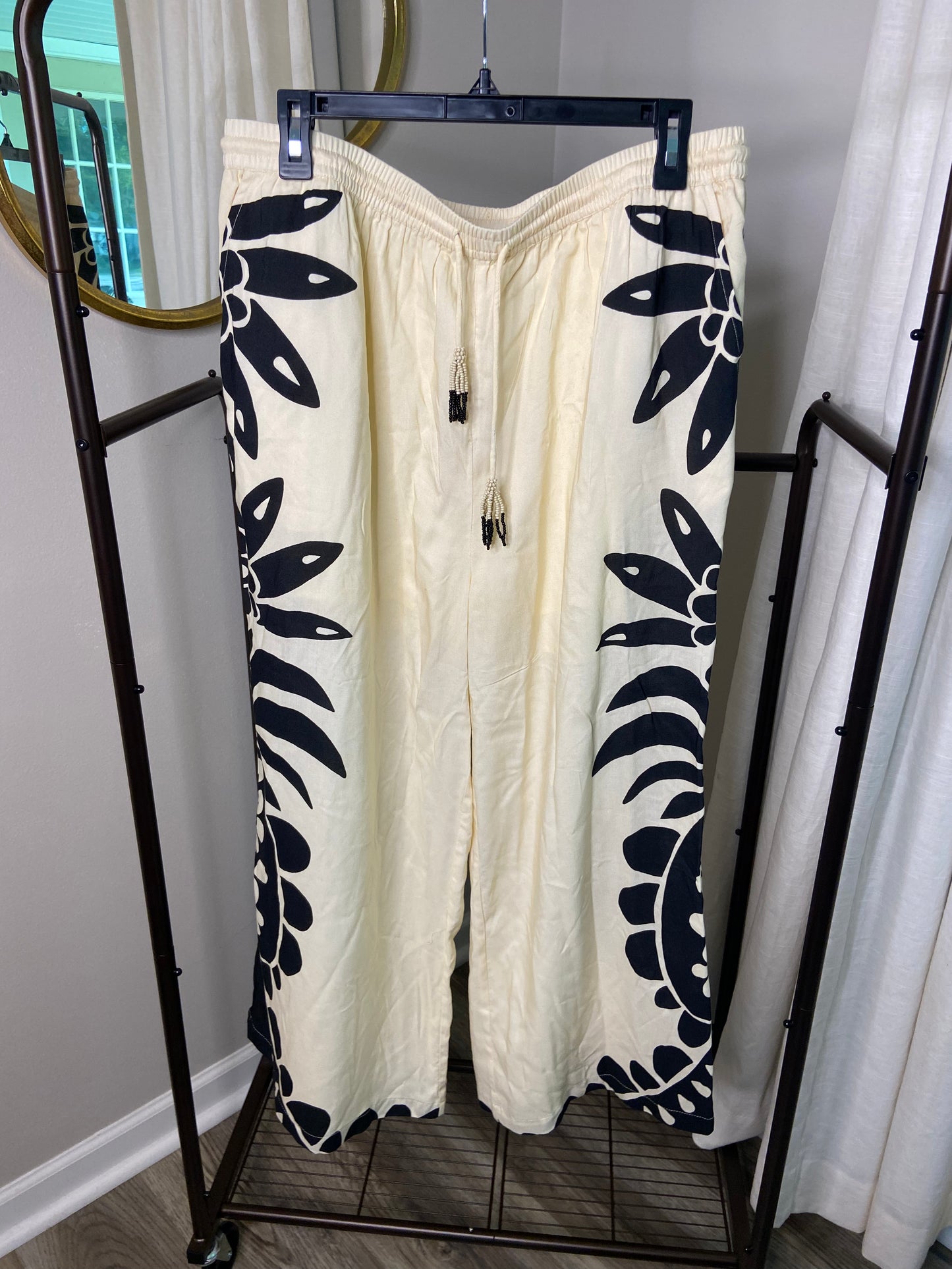 Farm Rio Martina Pull-On Pants size XL petite