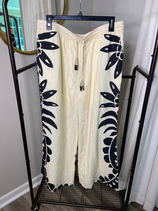 Farm Rio Martina Pull-On Pants size XL petite