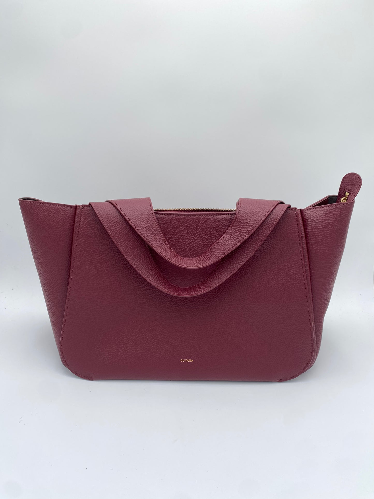 Cuyana Mila Satchel in Burgundy