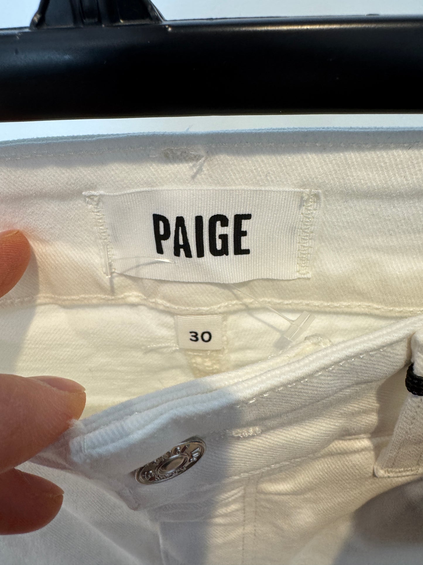 Paige Sasha Ankle With Wide Cuff Jeans size 30