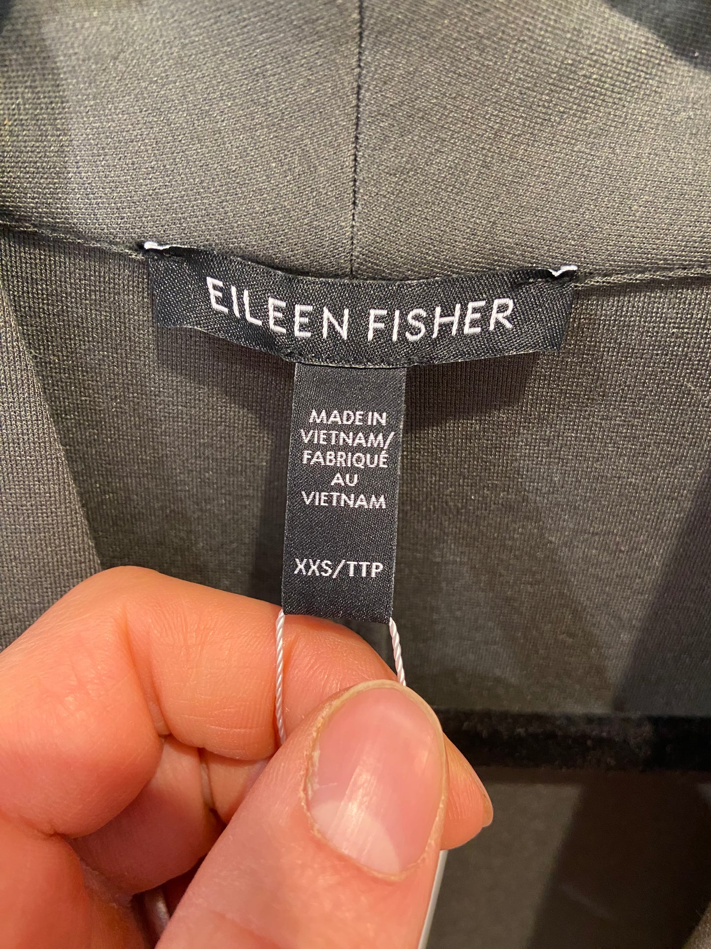 Eileen Fisher Flex Ponte High Collar Jacket size XXS