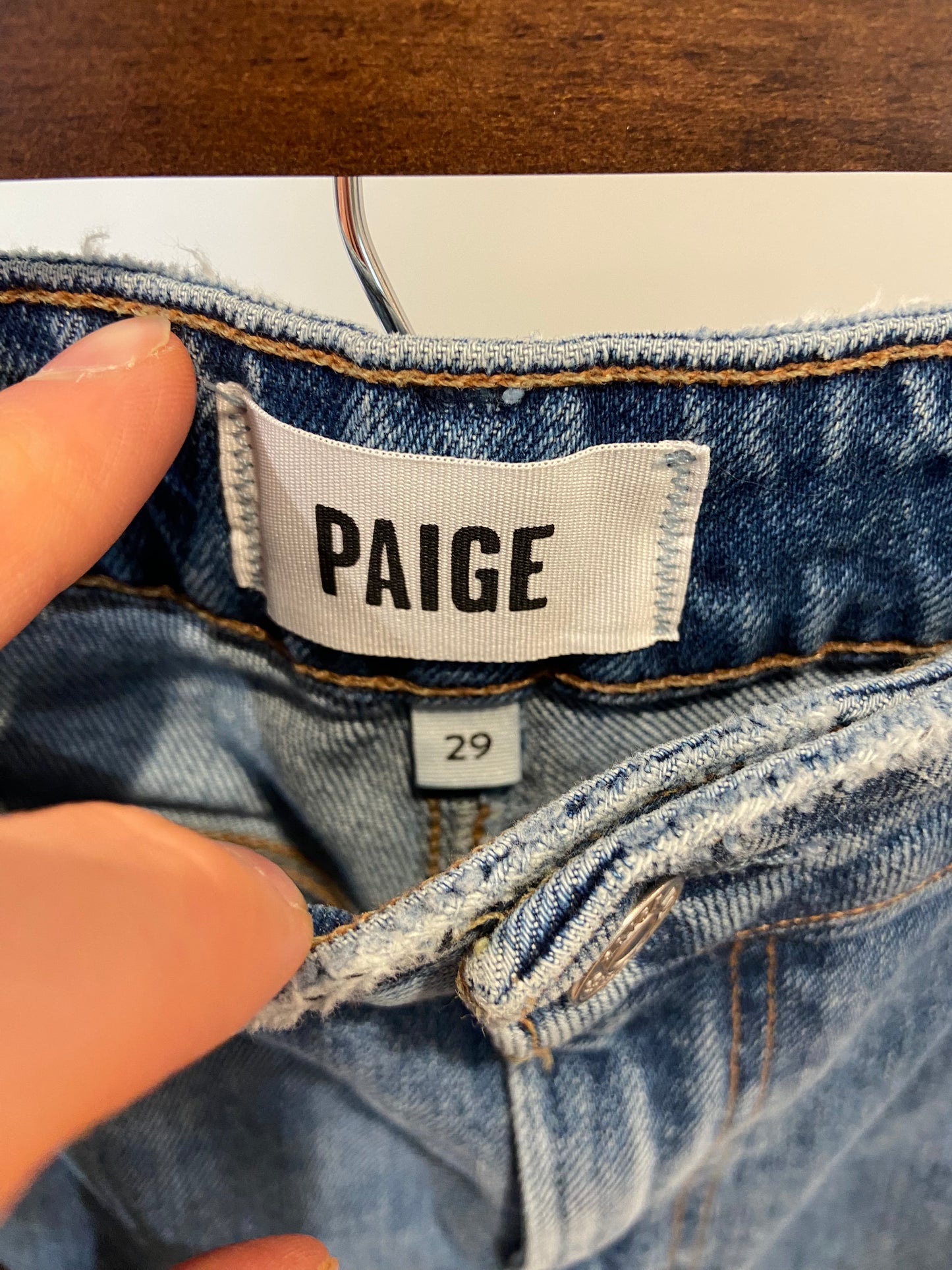 Paige Stevie Straight Jeans size 29