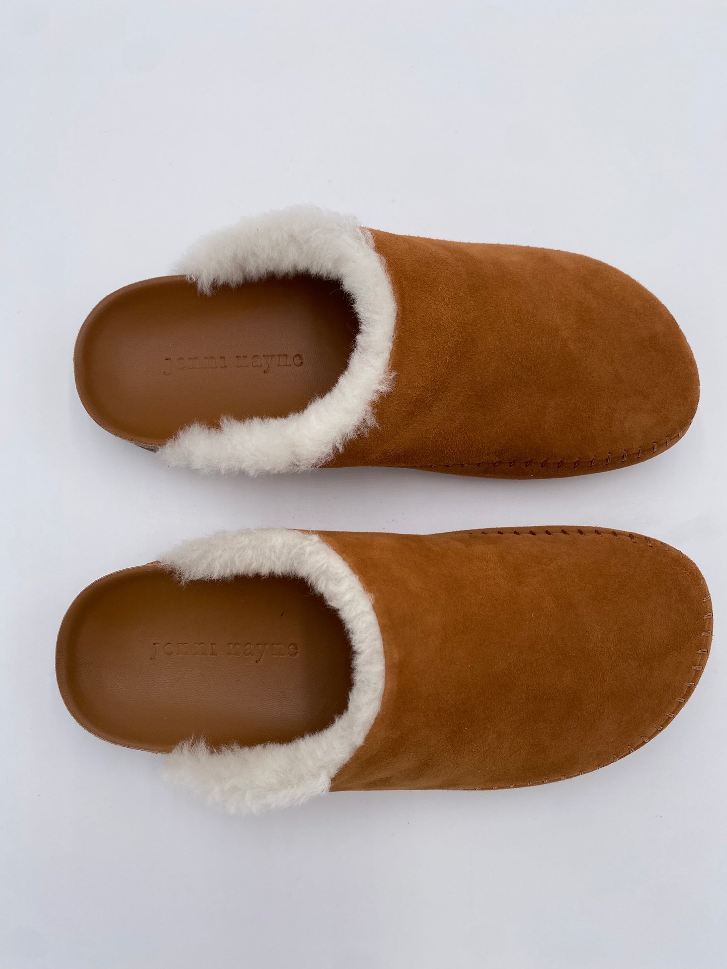 Jenni Kayne Shearling Lined Moc Clogs size 37