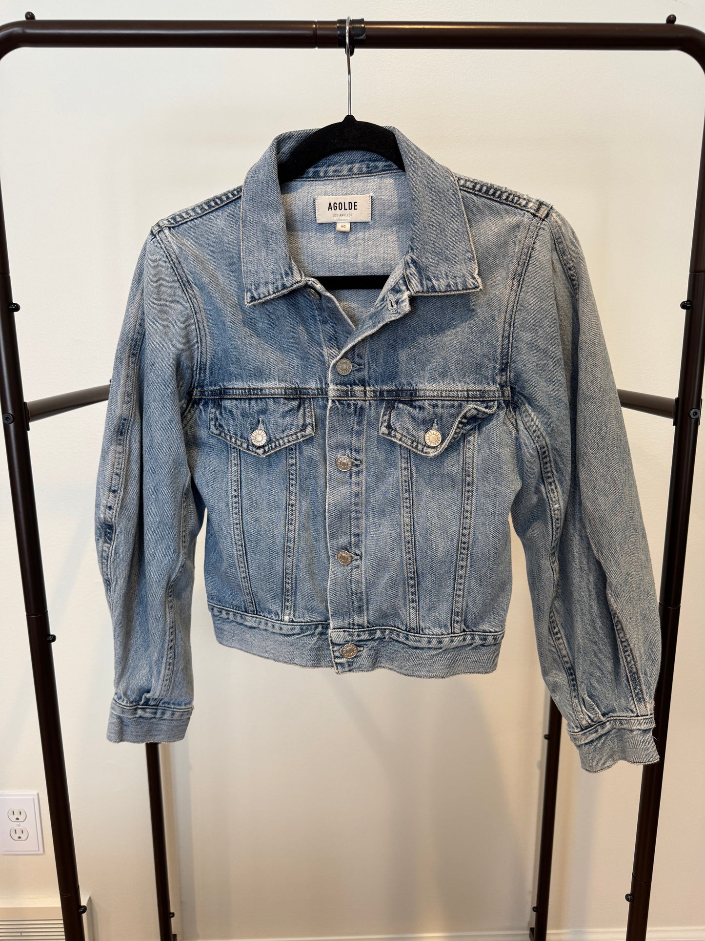 Agolde Alik Denim Jacket size XS