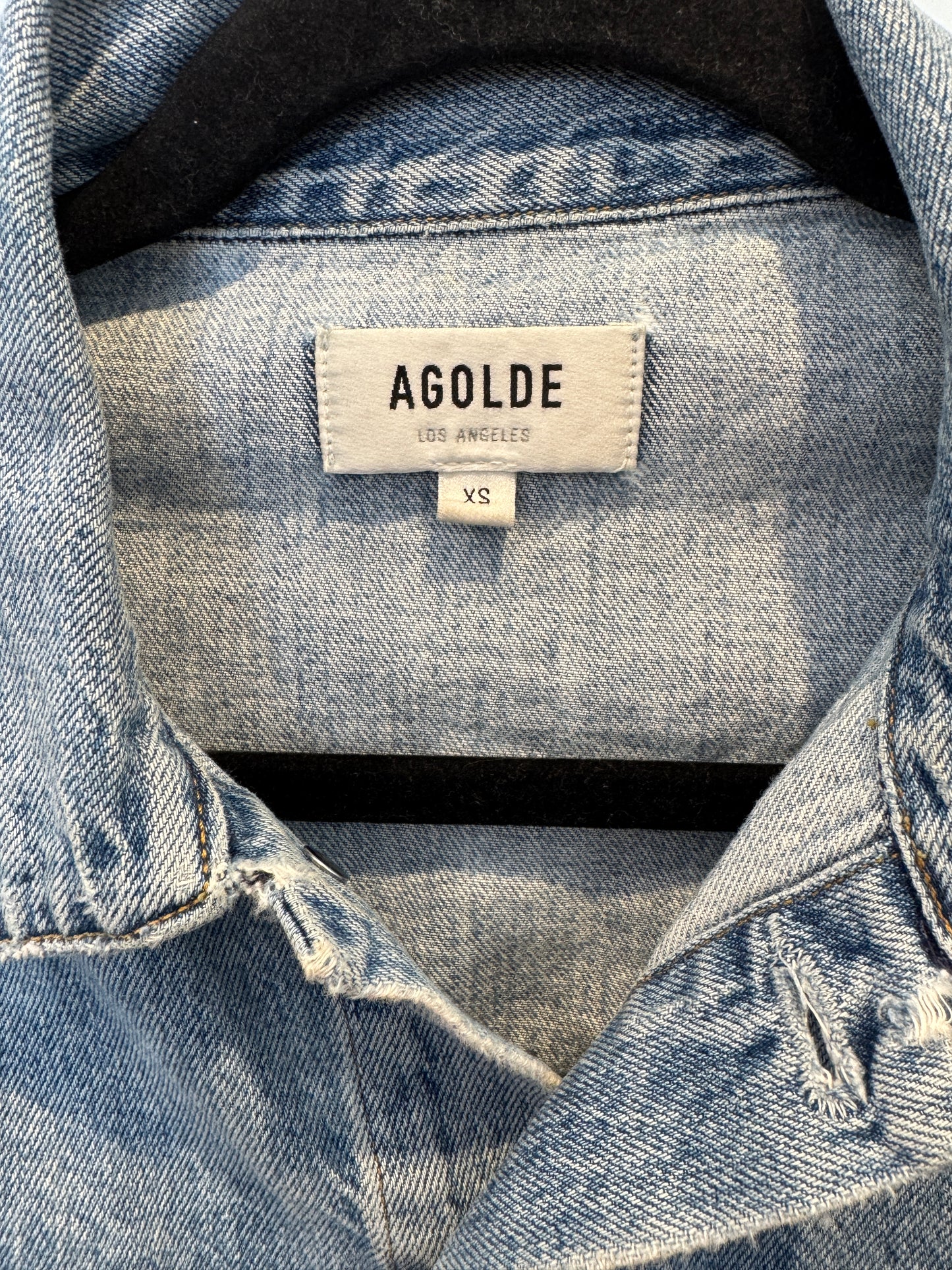 Agolde Alik Denim Jacket size XS