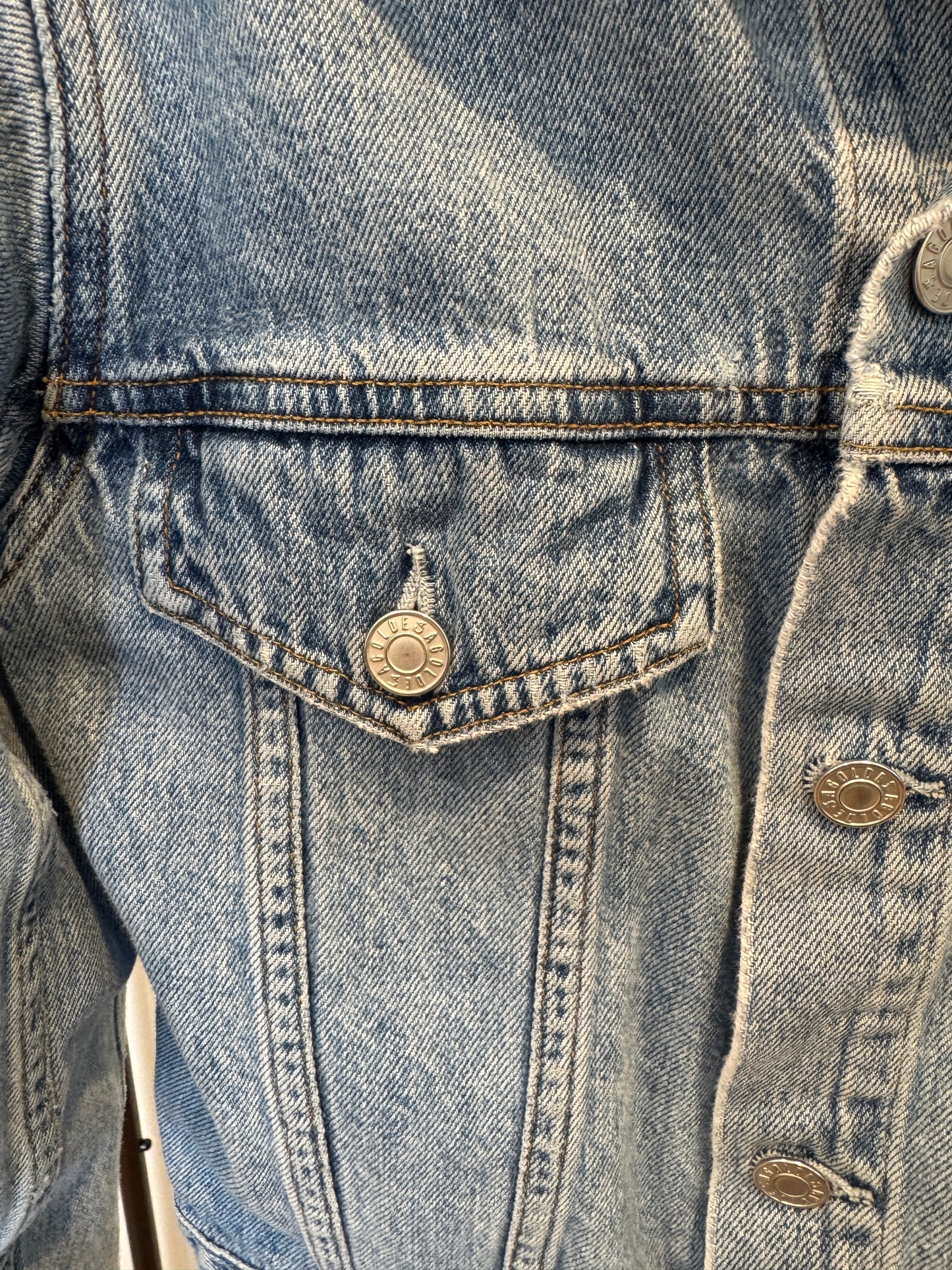 Agolde Alik Denim Jacket size XS