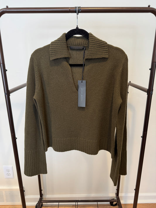 Jenni Kayne Cashmere Frances Polo Sweater size XS