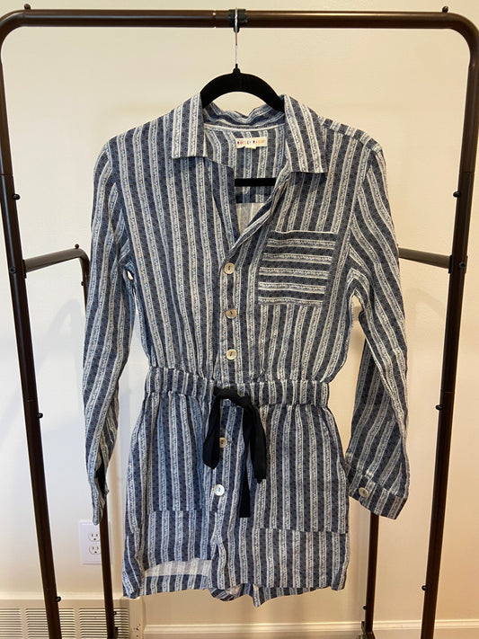 Roller Rabbit Lace Stripe Presley Romper size XXS