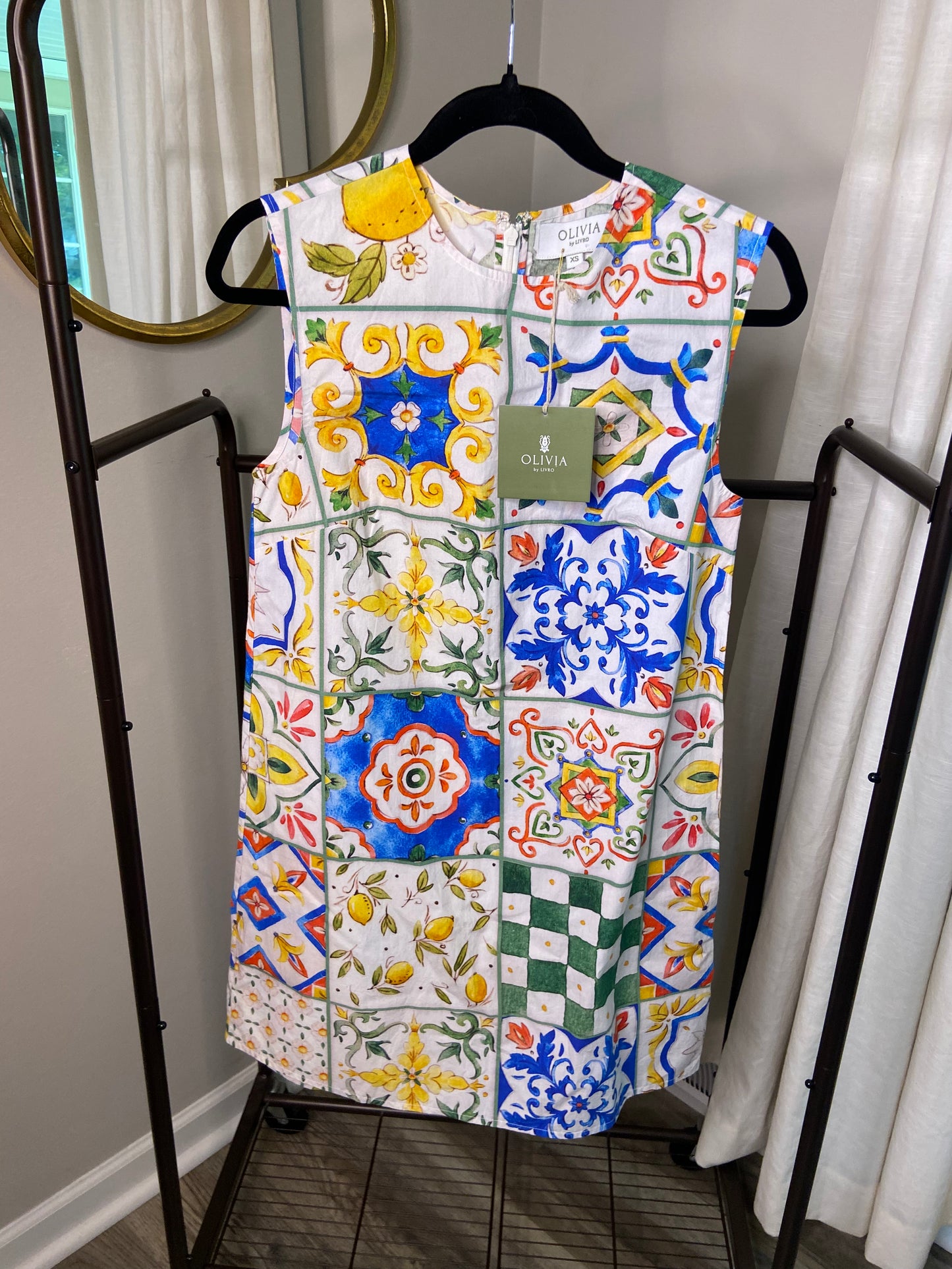 Olivia by Livro Wynn Dress, Majolica size XS