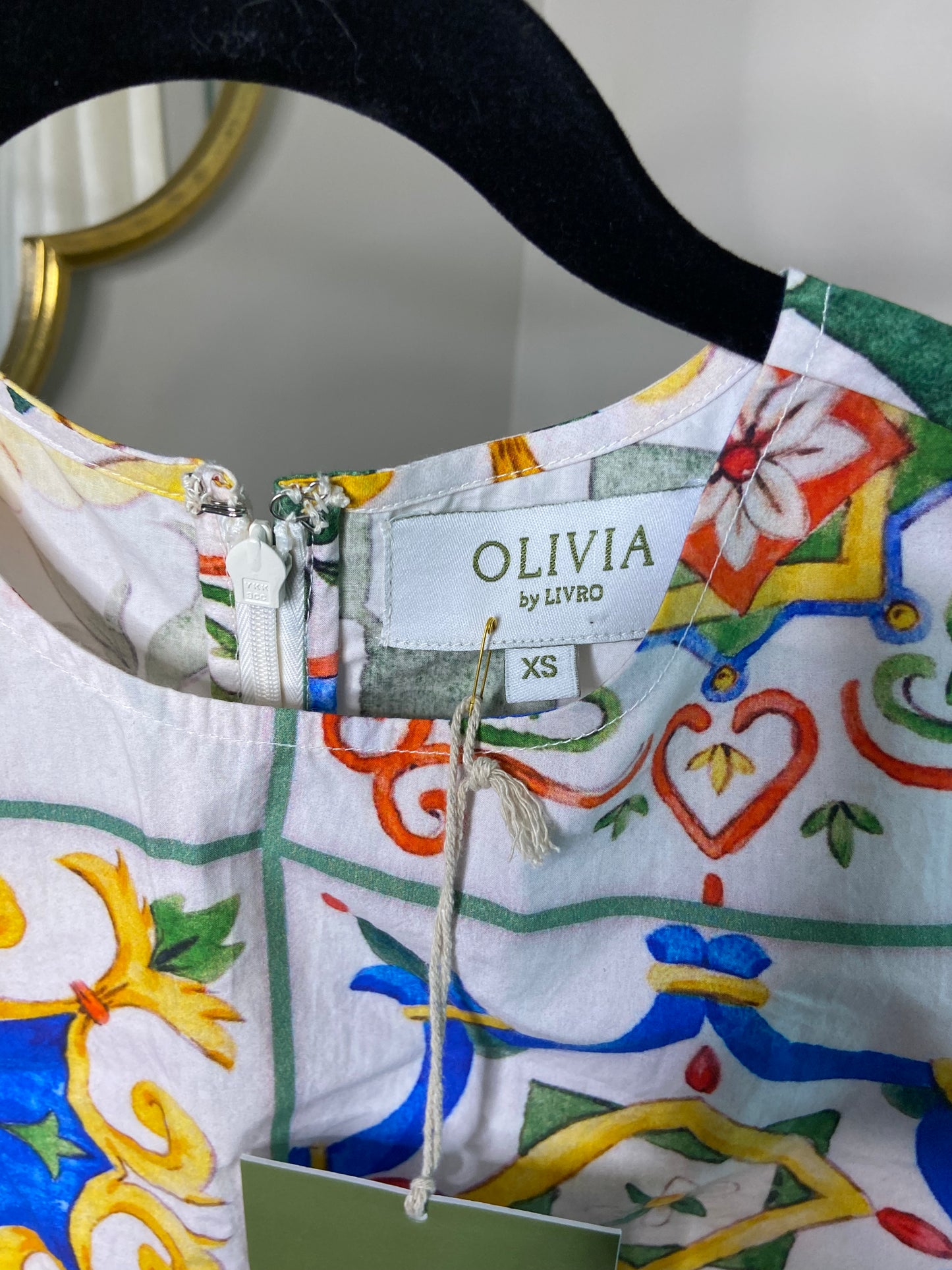 Olivia by Livro Wynn Dress, Majolica size XS