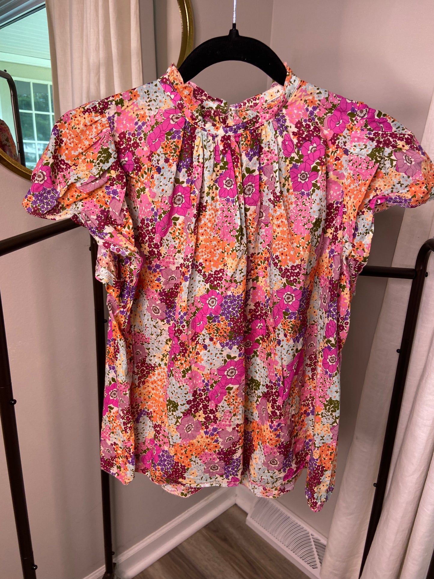 Trovata Birds of Paradis Carla Blouse size S