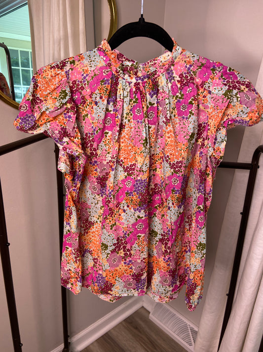 Trovata Birds of Paradis Carla Blouse size S