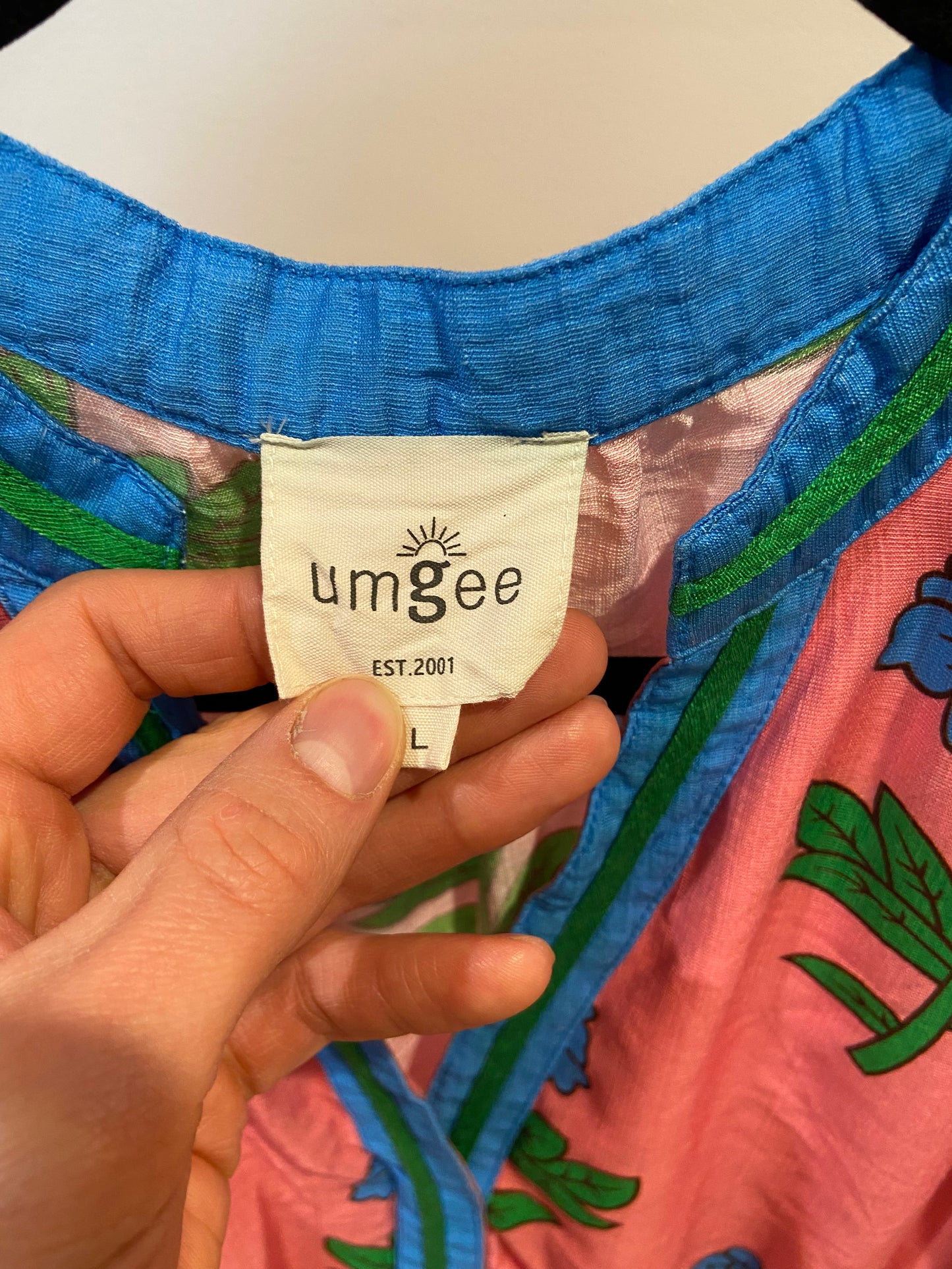 Umgee Floral Print Midi Dress size L