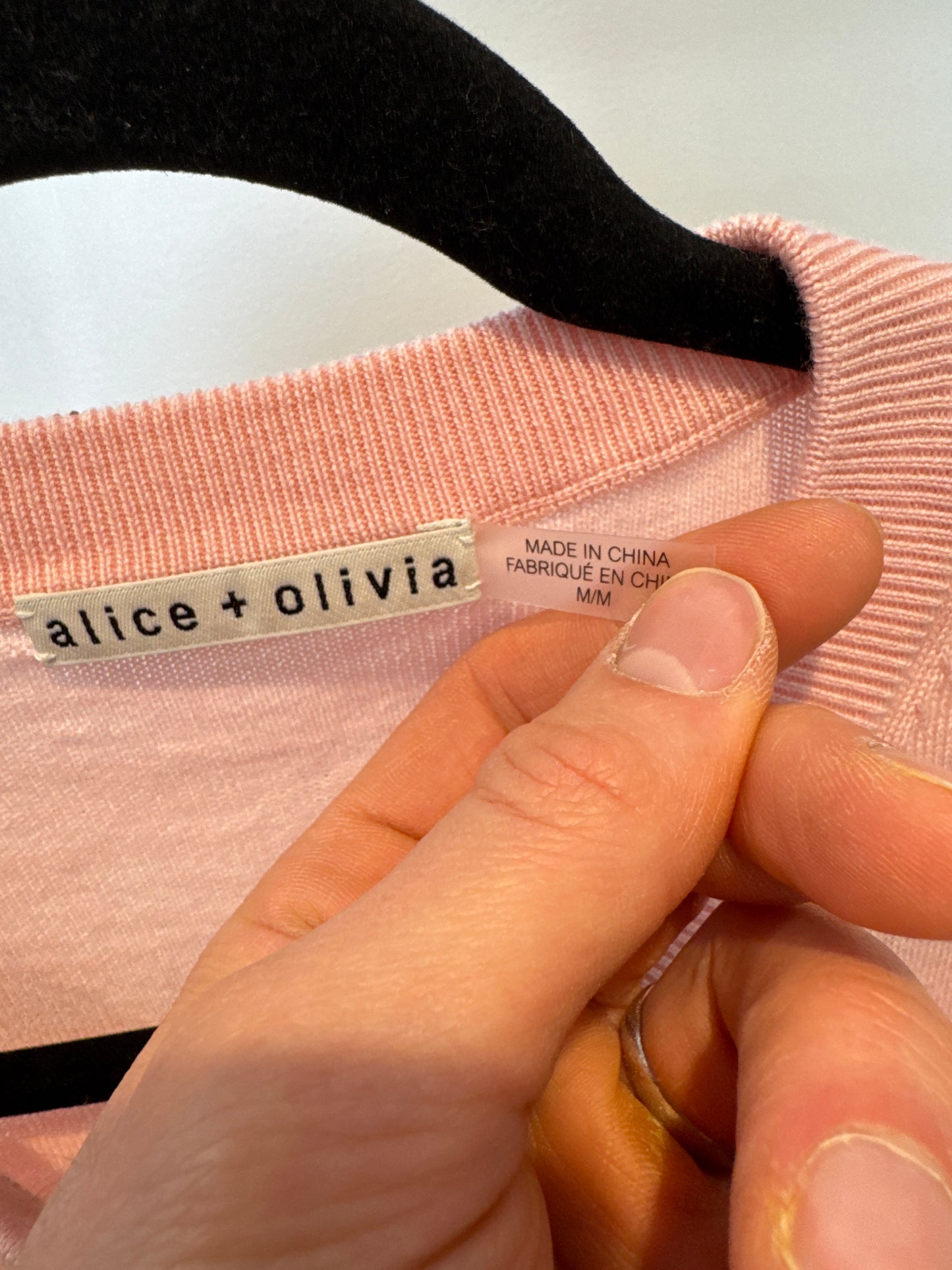 Alice and Olivia Ruthy Embroidered Cardigan size M