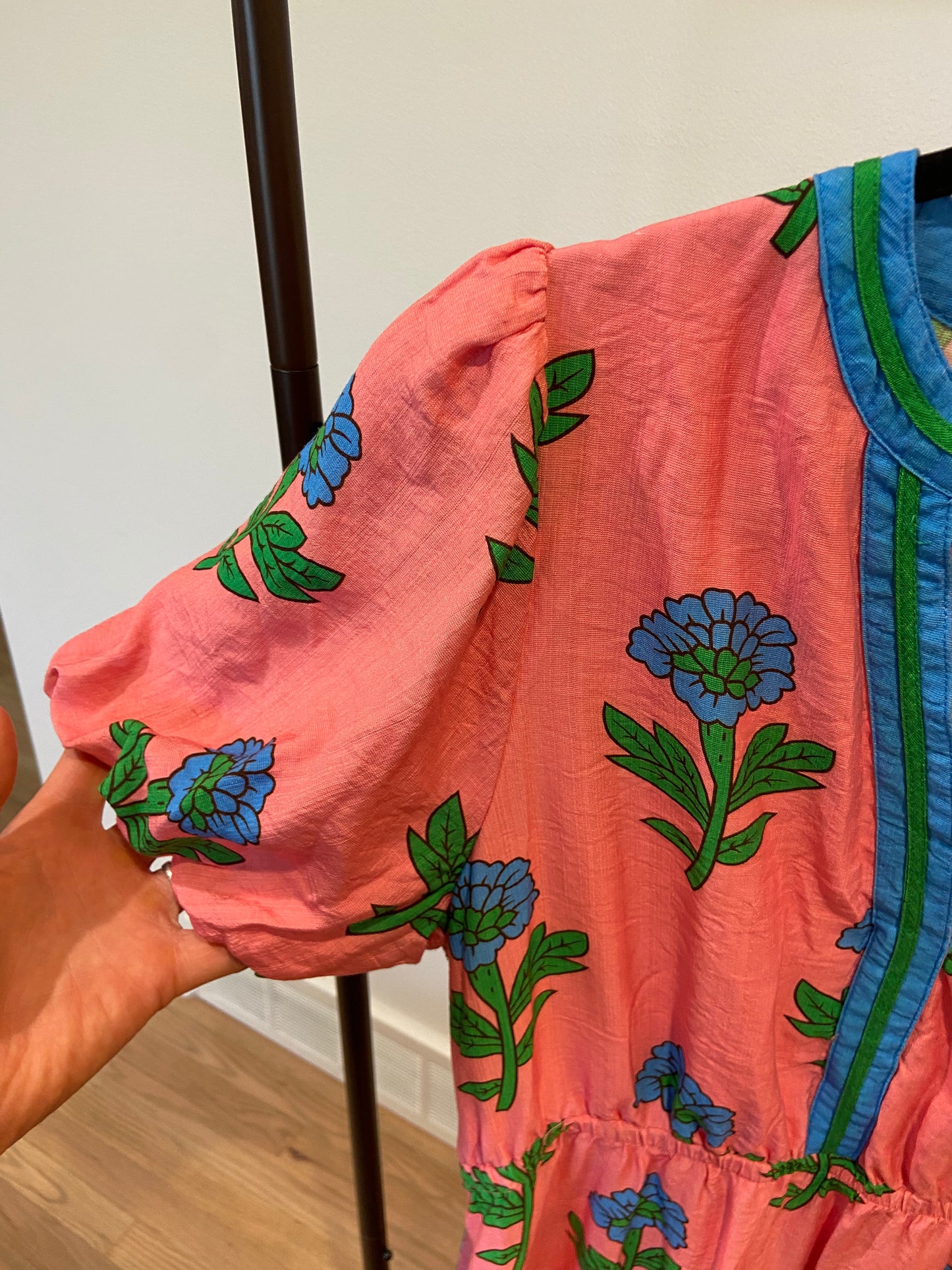 Umgee Floral Print Midi Dress size L