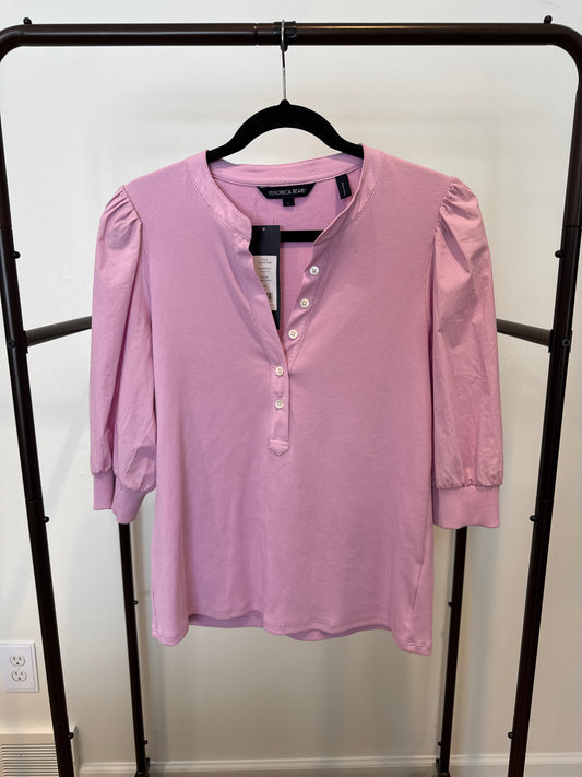 Veronica Beard Coralee Top Orchid Pink size XL