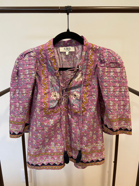 Sea New York Perry Lilac Top size XS