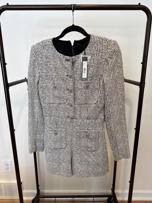 Alice and Olivia Shiloh Button Front Romper size 2