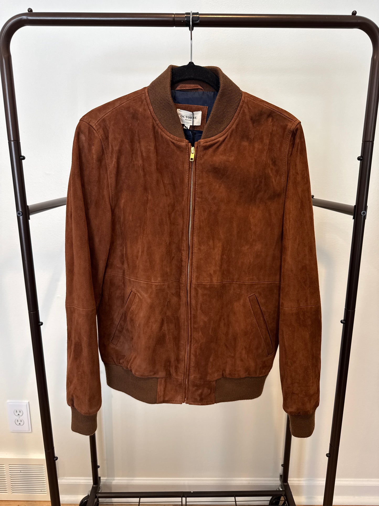 Octobre Editions Suede Harvey Teddy Jacket size XS MEN'S