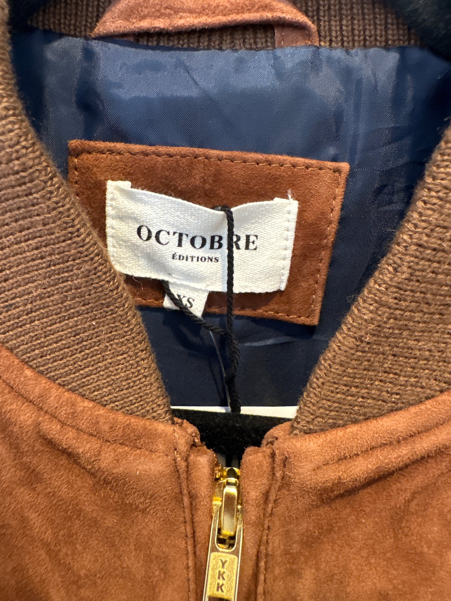 Octobre Editions Suede Harvey Teddy Jacket size XS MEN'S