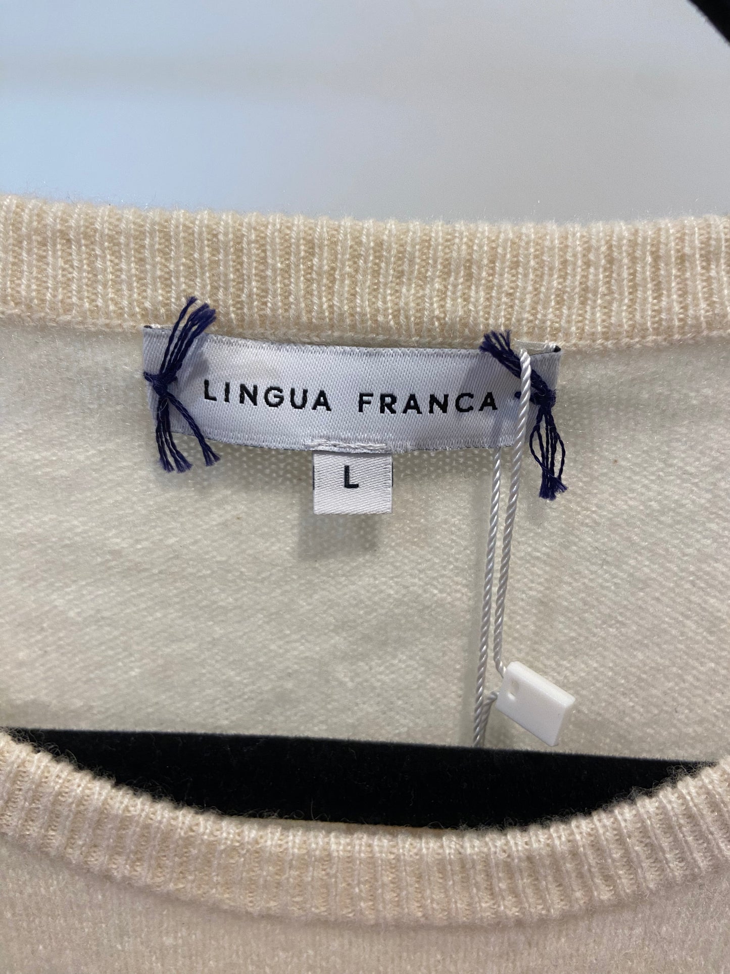 Lingua Franca Go Cowboys Cashmere Sweater size L