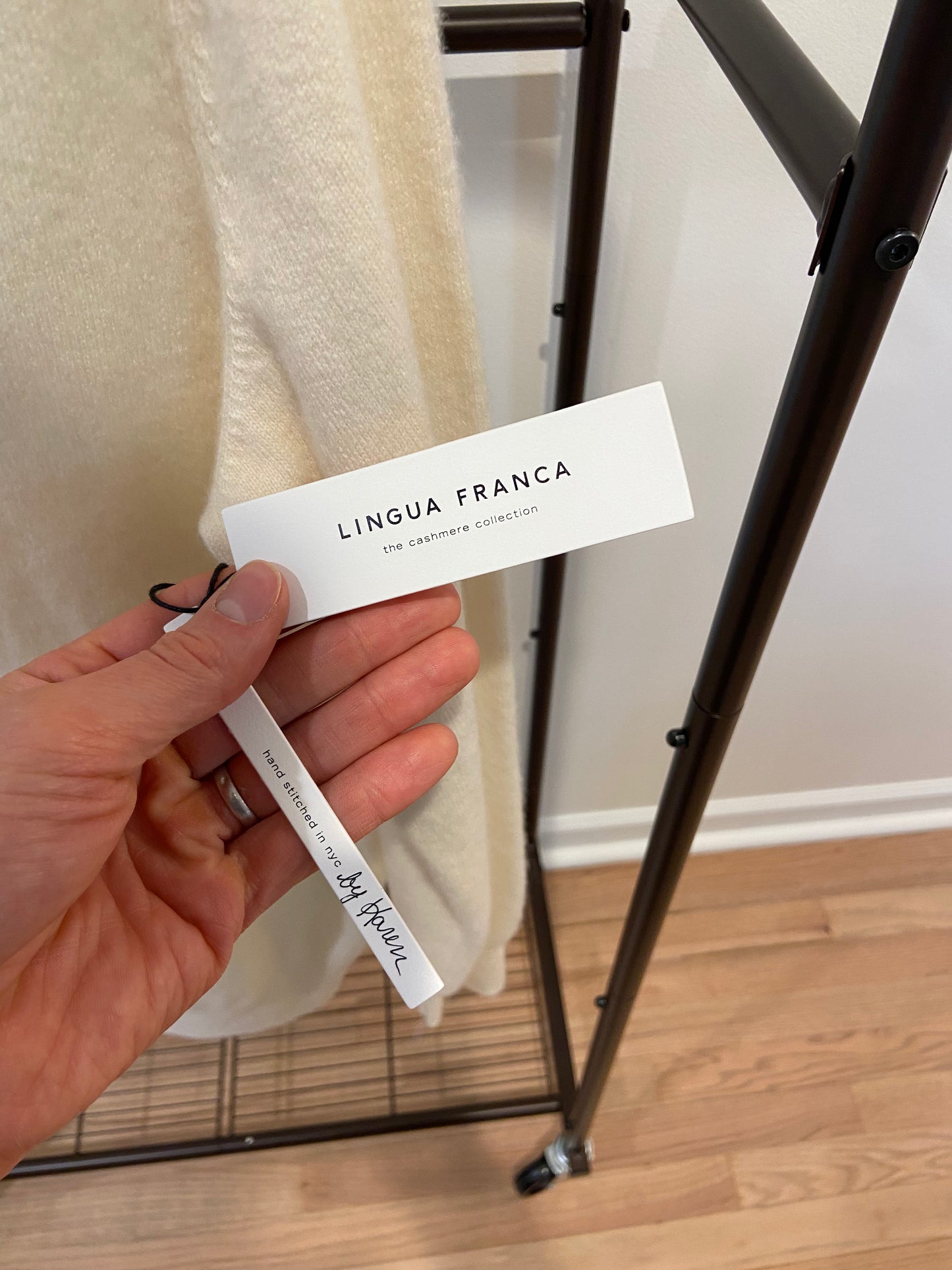 Lingua Franca Go Cowboys Cashmere Sweater size L