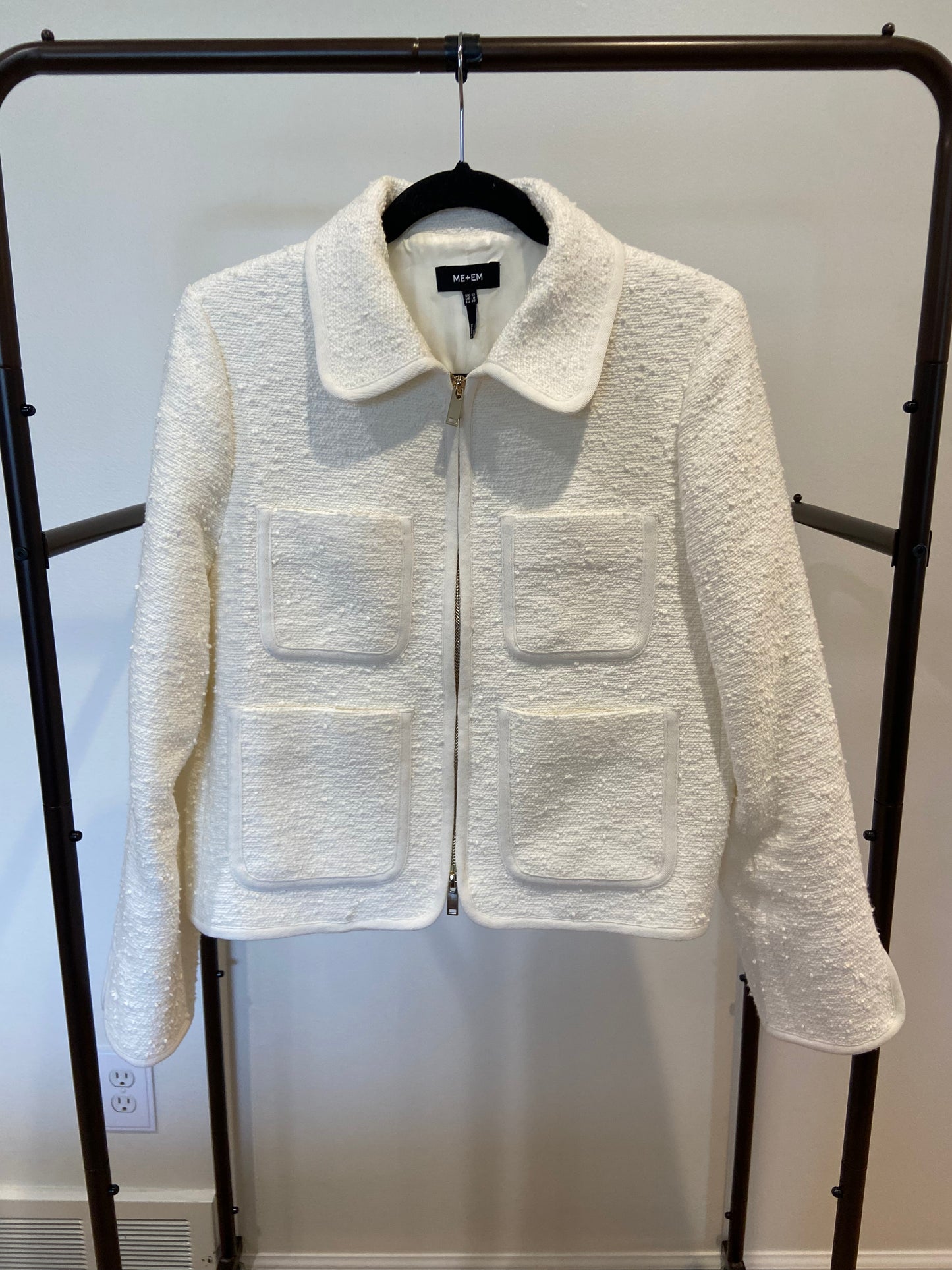 ME + EM The Textured Everyday Jacket size 8