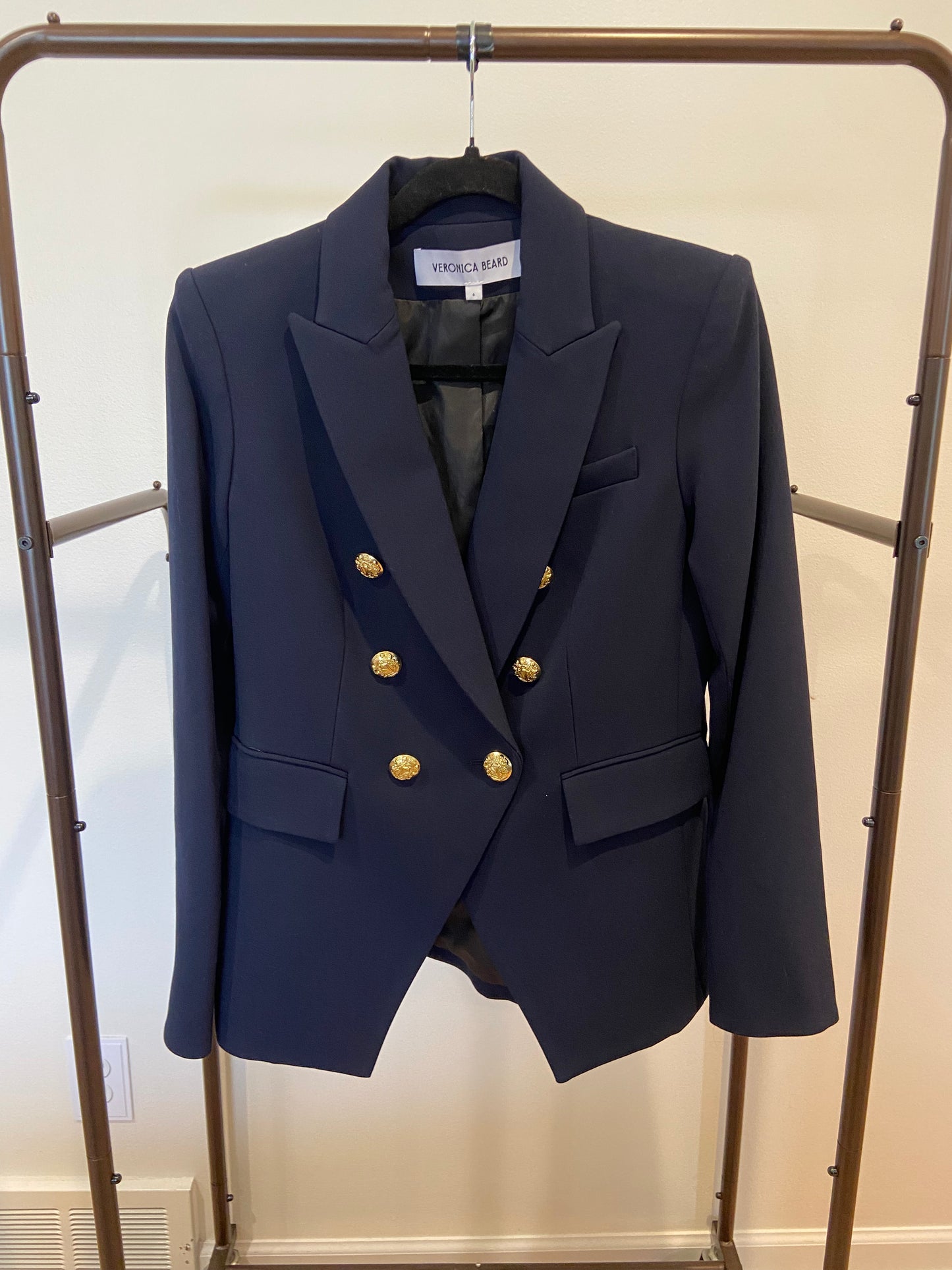 Veronica Beard Miller Dickey Jacket Navy size 6