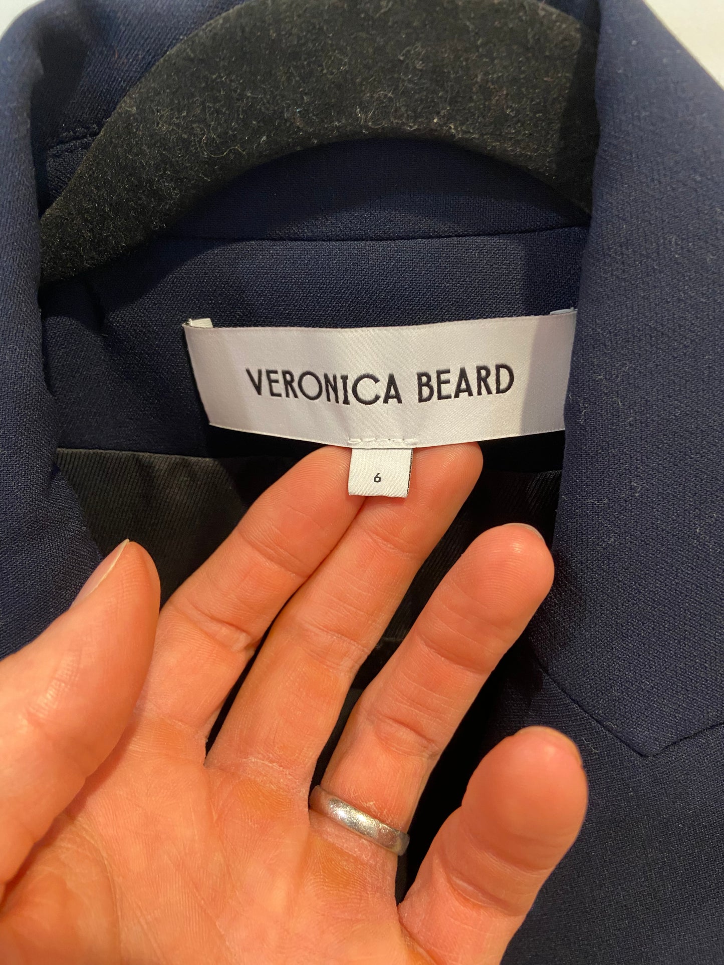 Veronica Beard Miller Dickey Jacket Navy size 6
