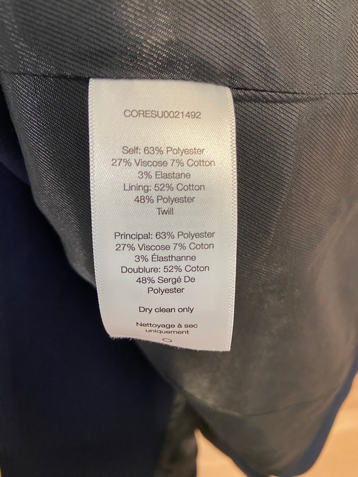 Veronica Beard Miller Dickey Jacket Navy size 6