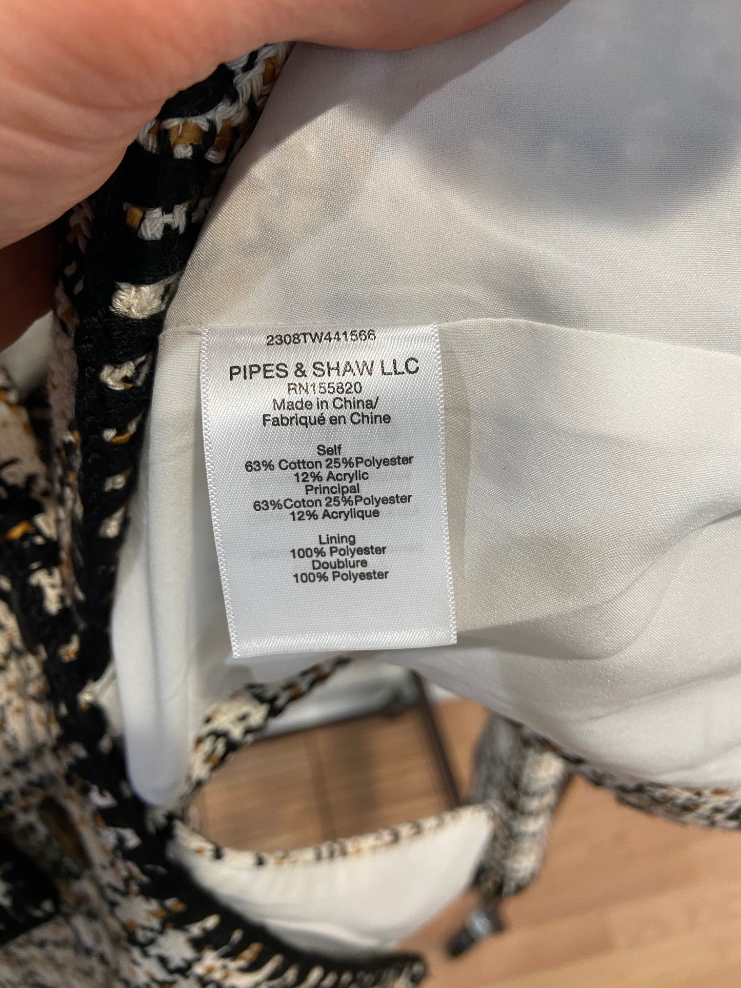 Veronica Beard Lawrence Dickey Jacket size 8