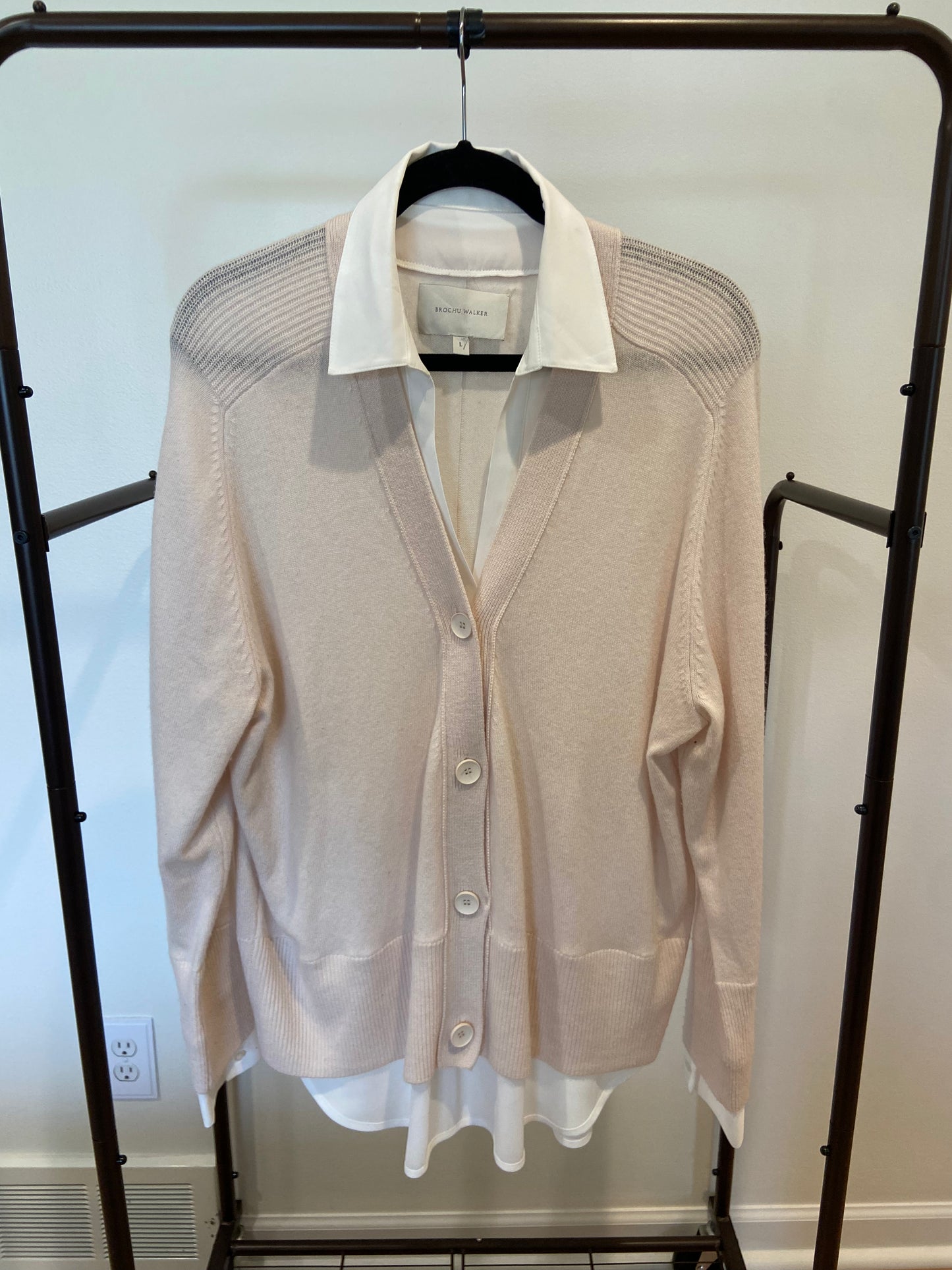Brochu Walker The Callie Layered Looker Cardigan size L