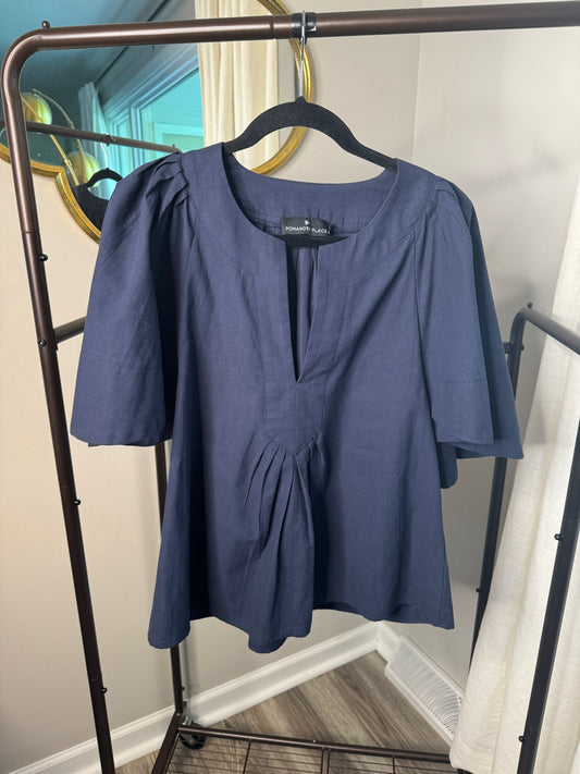 Pomander Place Finley Flutter Sleeve Top size S