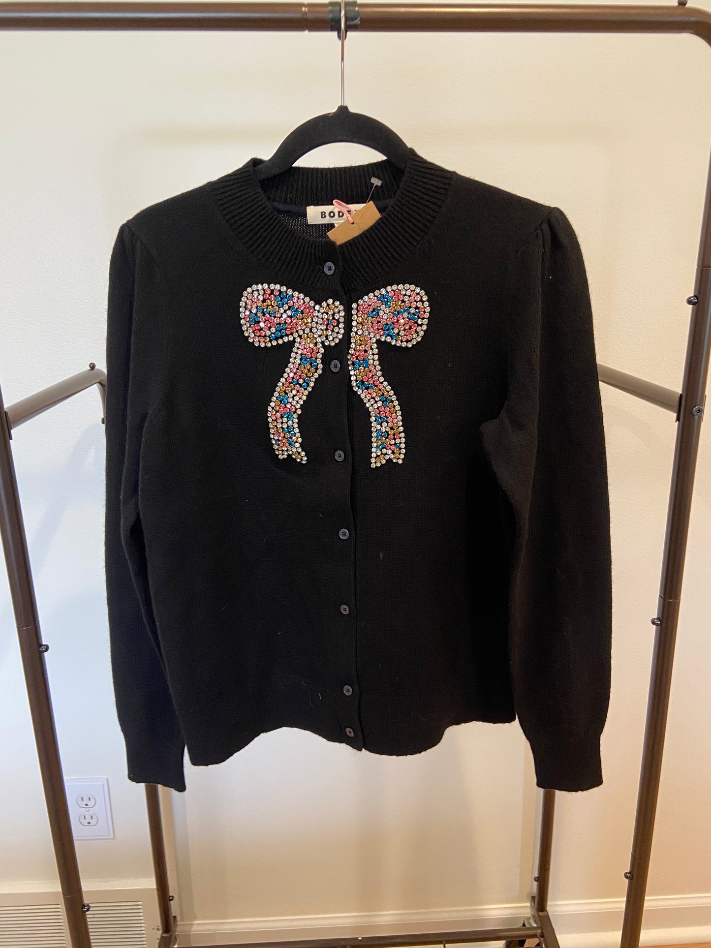 Boden Fenella Embellished Cardigan size M