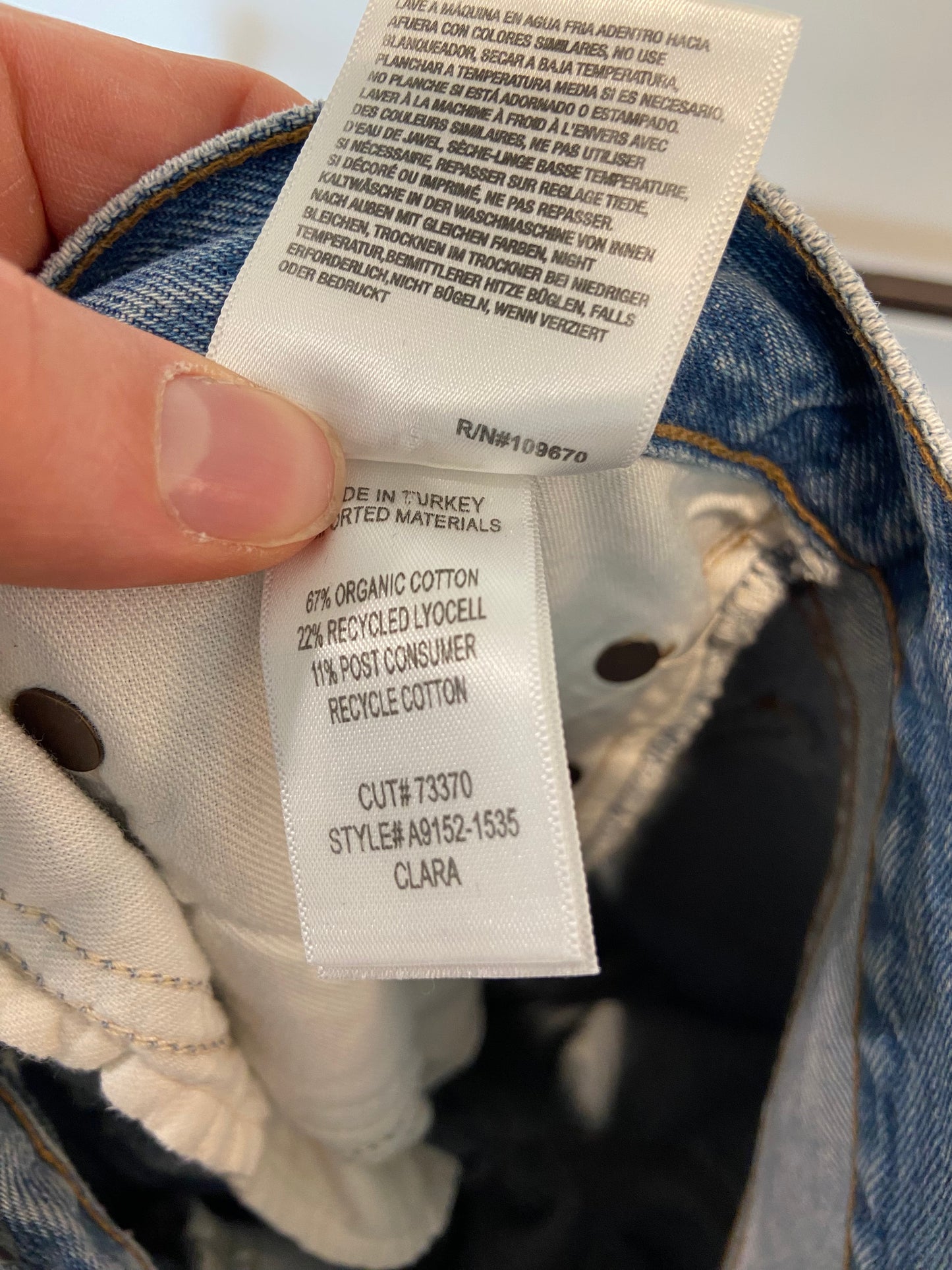 Agolde Clara Jeans Low Rise Baggy Jeans Signal Wash size 29