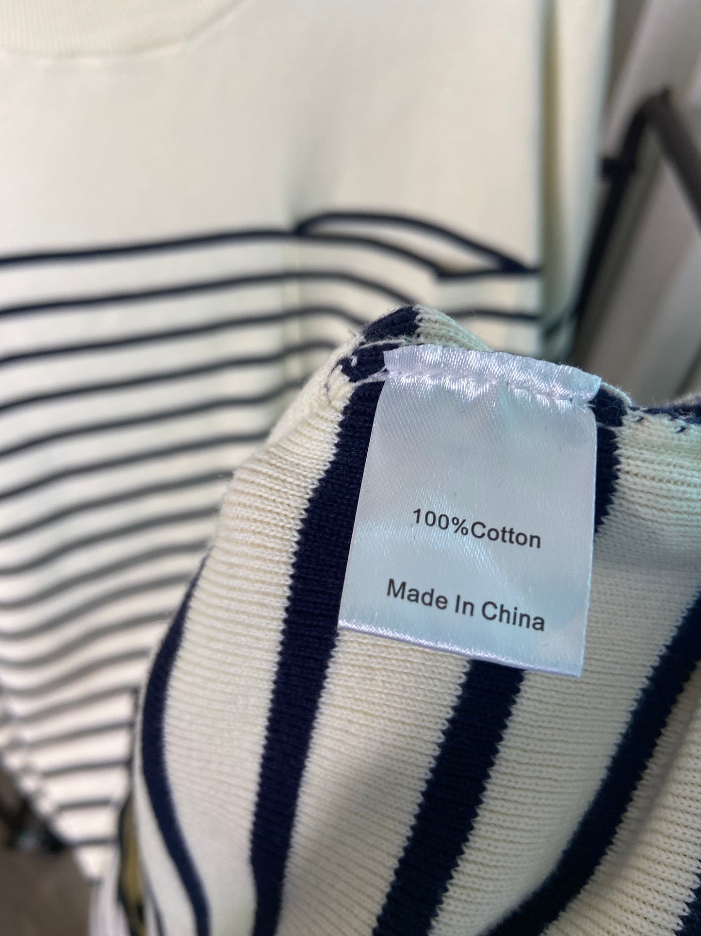 Tuckernuck Navy Knit Striped Frenchie Dress size XL