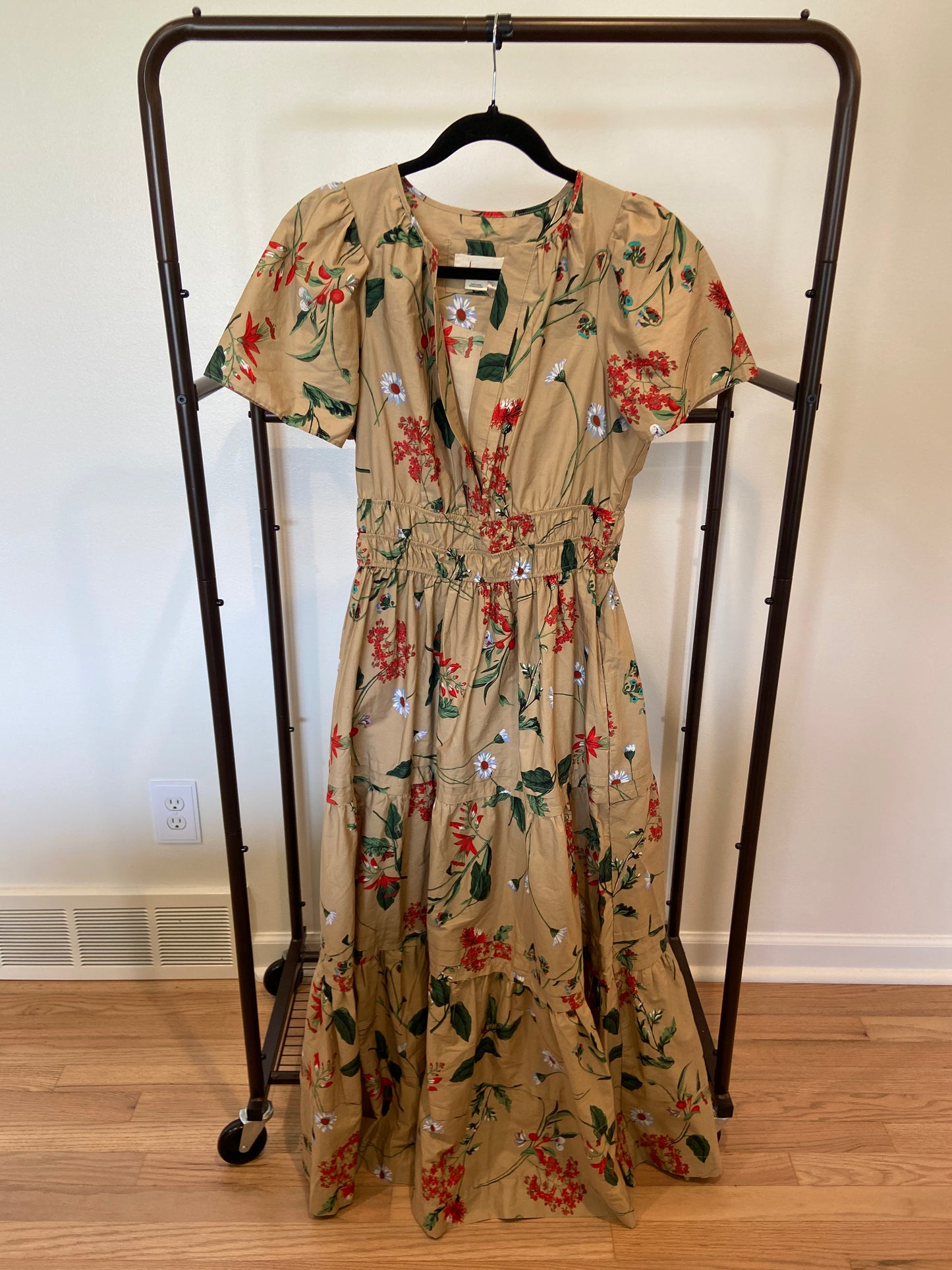 Anthropologie Khaki Somerset Dress size S