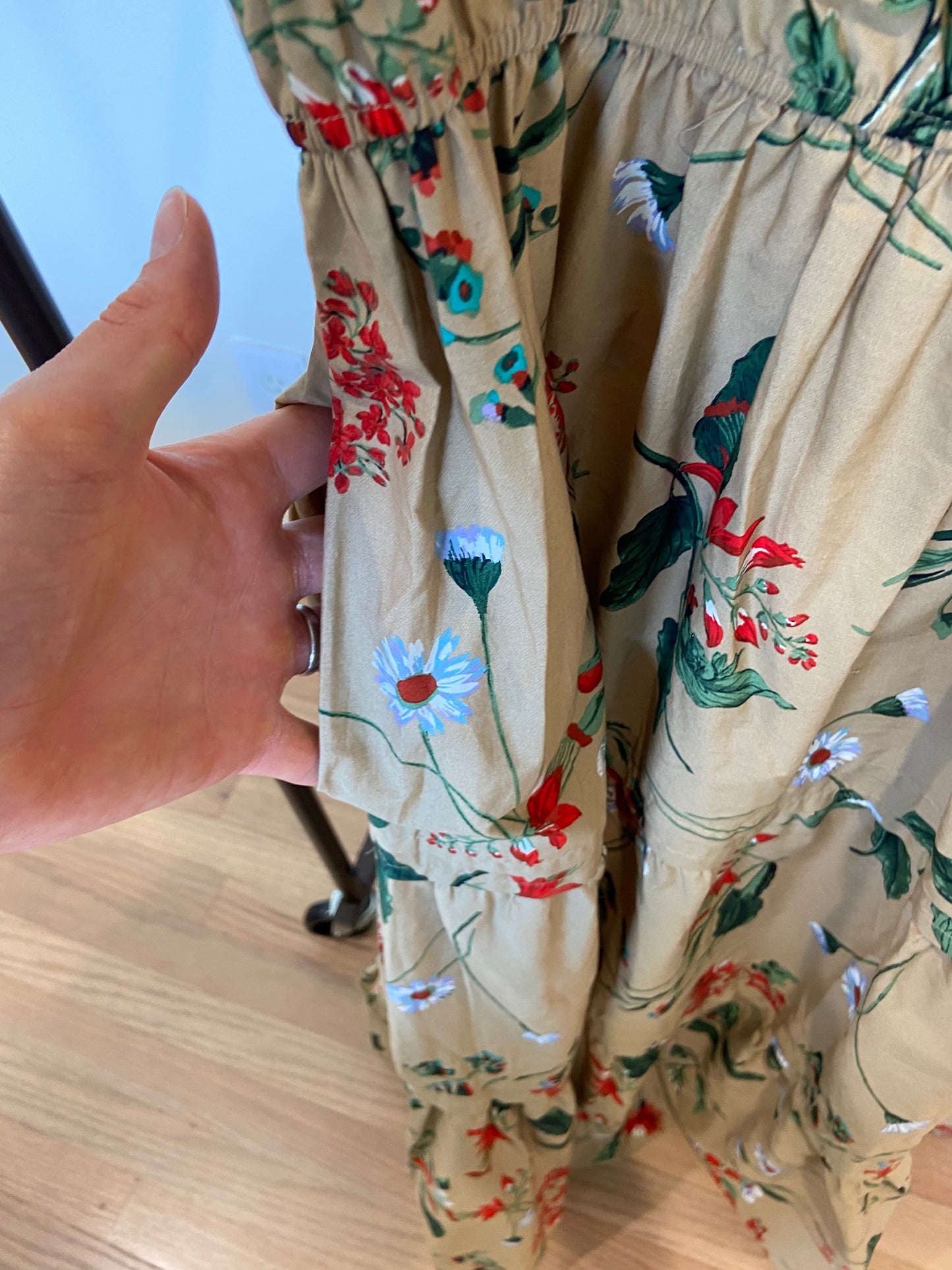 Anthropologie Khaki Somerset Dress size S