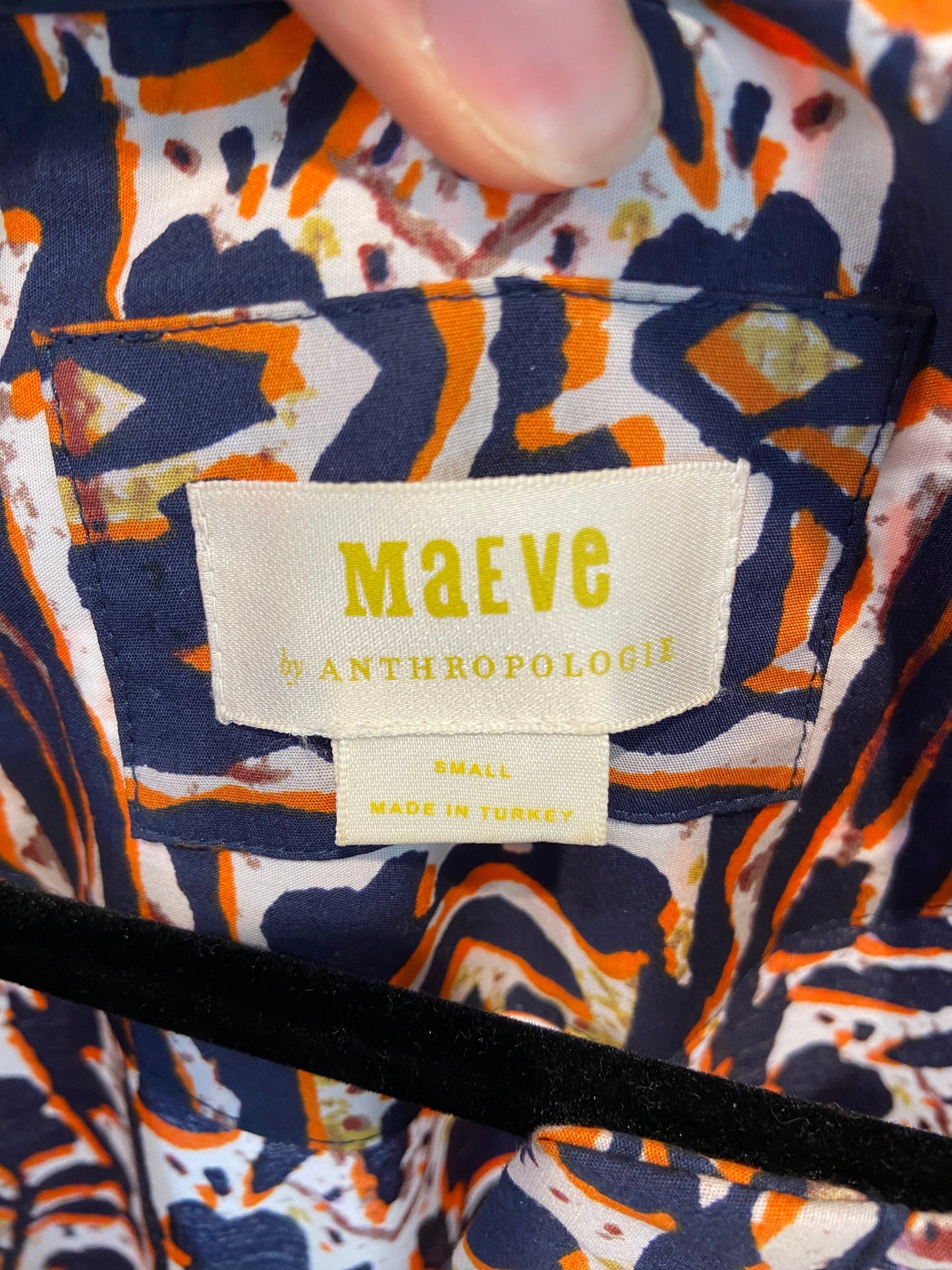 Anthropologie Maeve Somerset in Floral Aztek size S