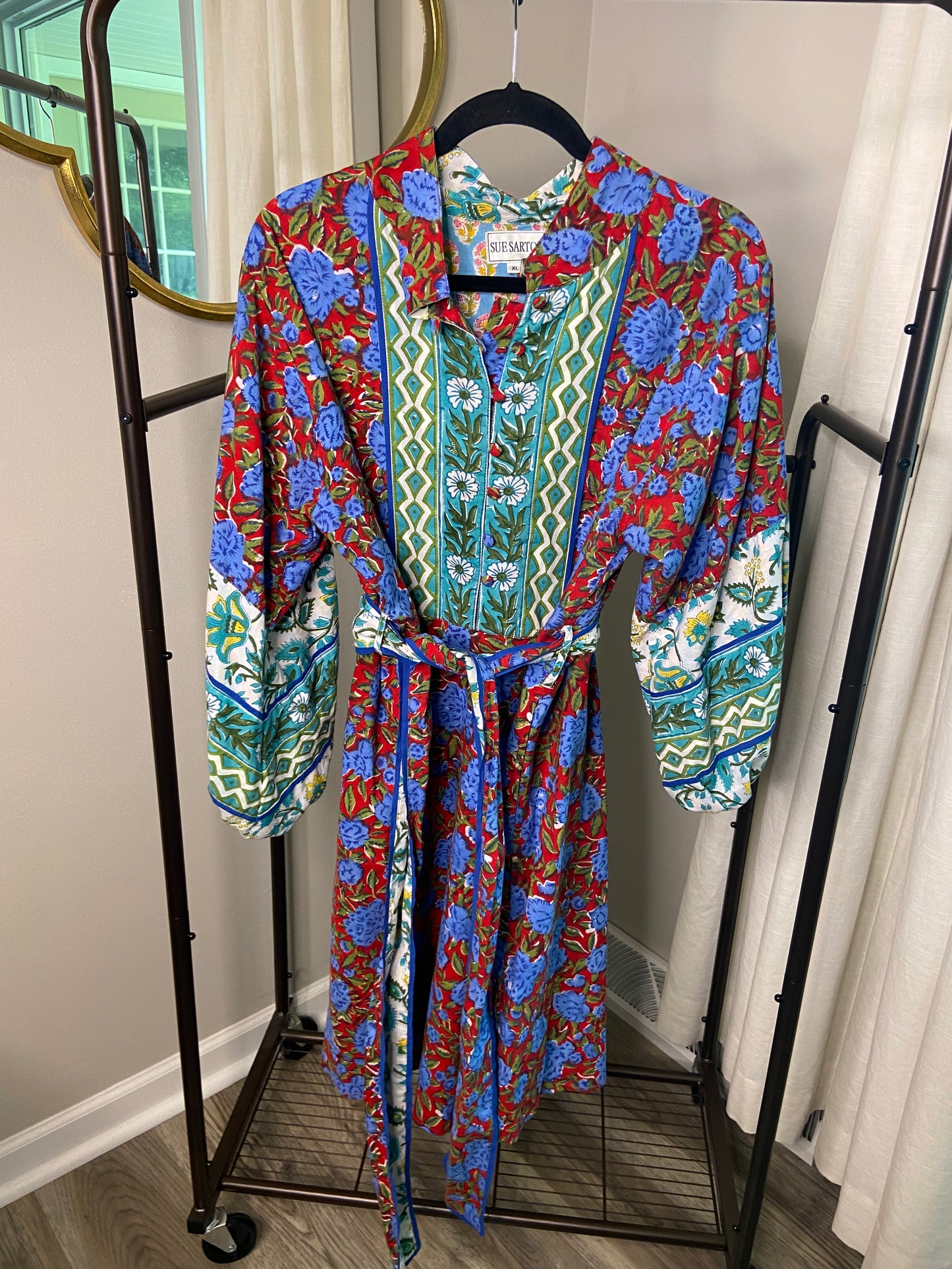 Sue Sartor Flounce Shorty Dress size XL
