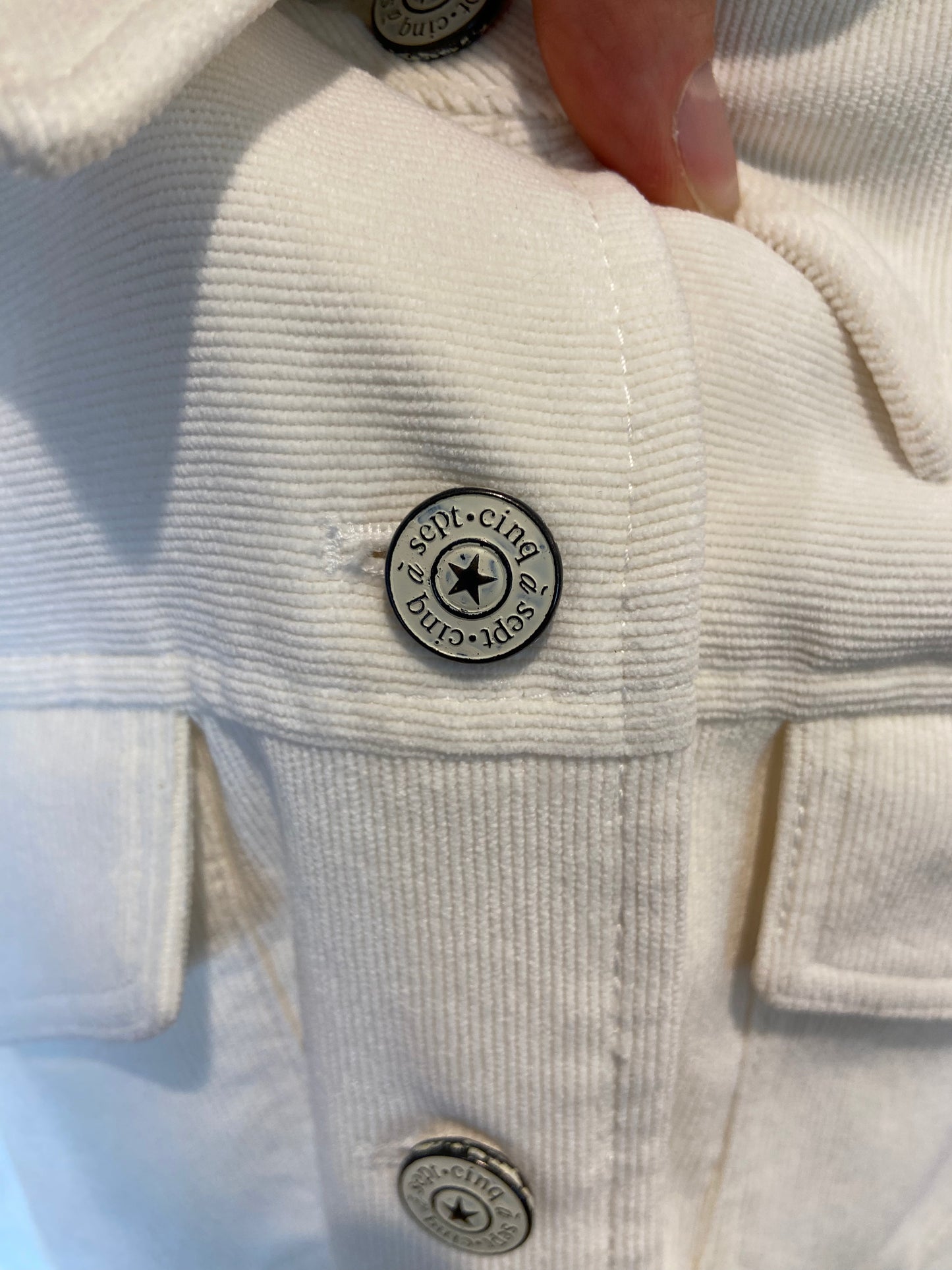 Cinq a Sept Cream Scrunched Canyon Jacket size 6