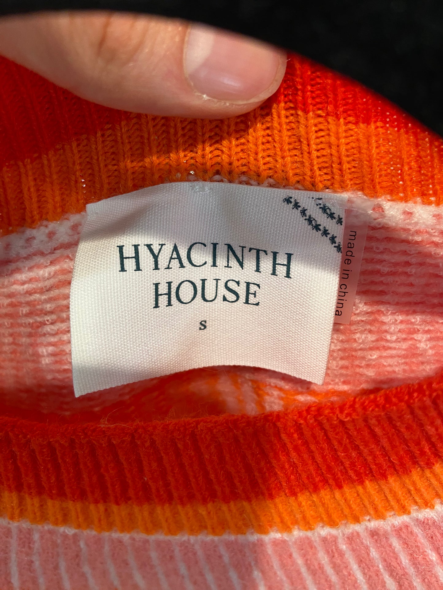 Hyacinth House Pastel Color Block Sweater size S
