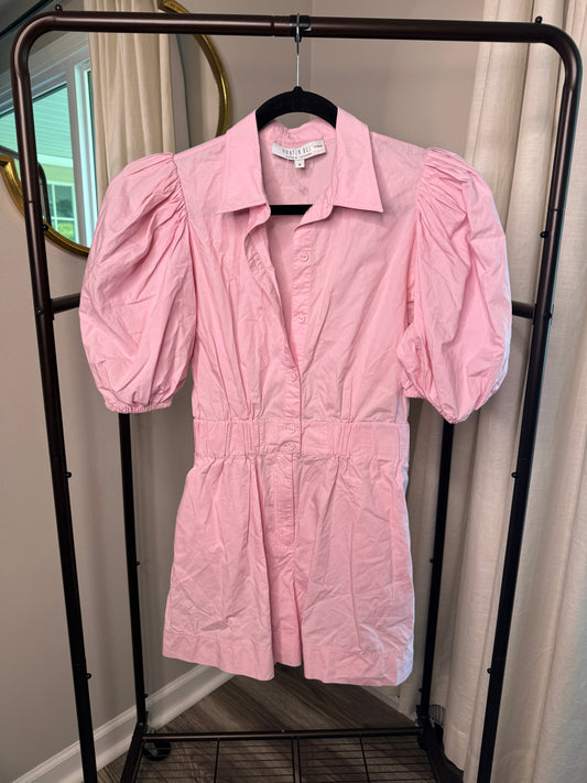 Hunter Bell Pia Puff Sleeve Romper size 4