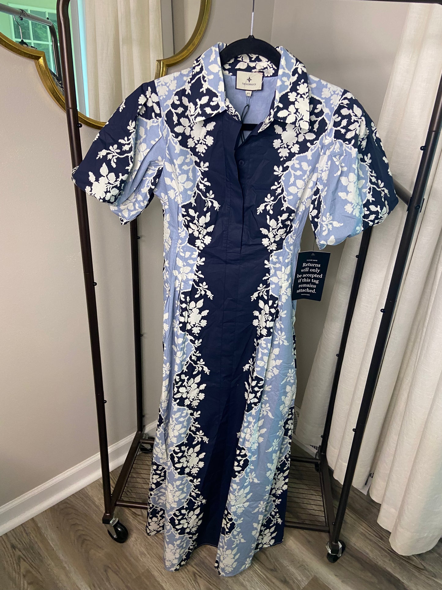 Tuckernuck Delaney Midi Dress size XS