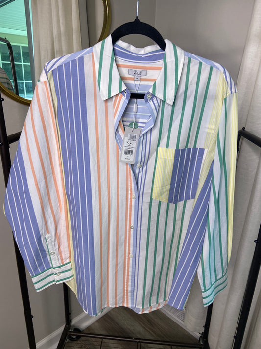 Rails Arlo Shirt in Portofino Stripe size M