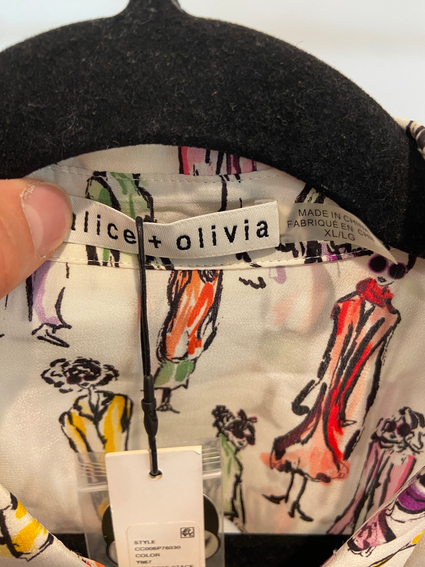 Alice and Olivia Willa Wanderlust Melrose Place People Print size XL