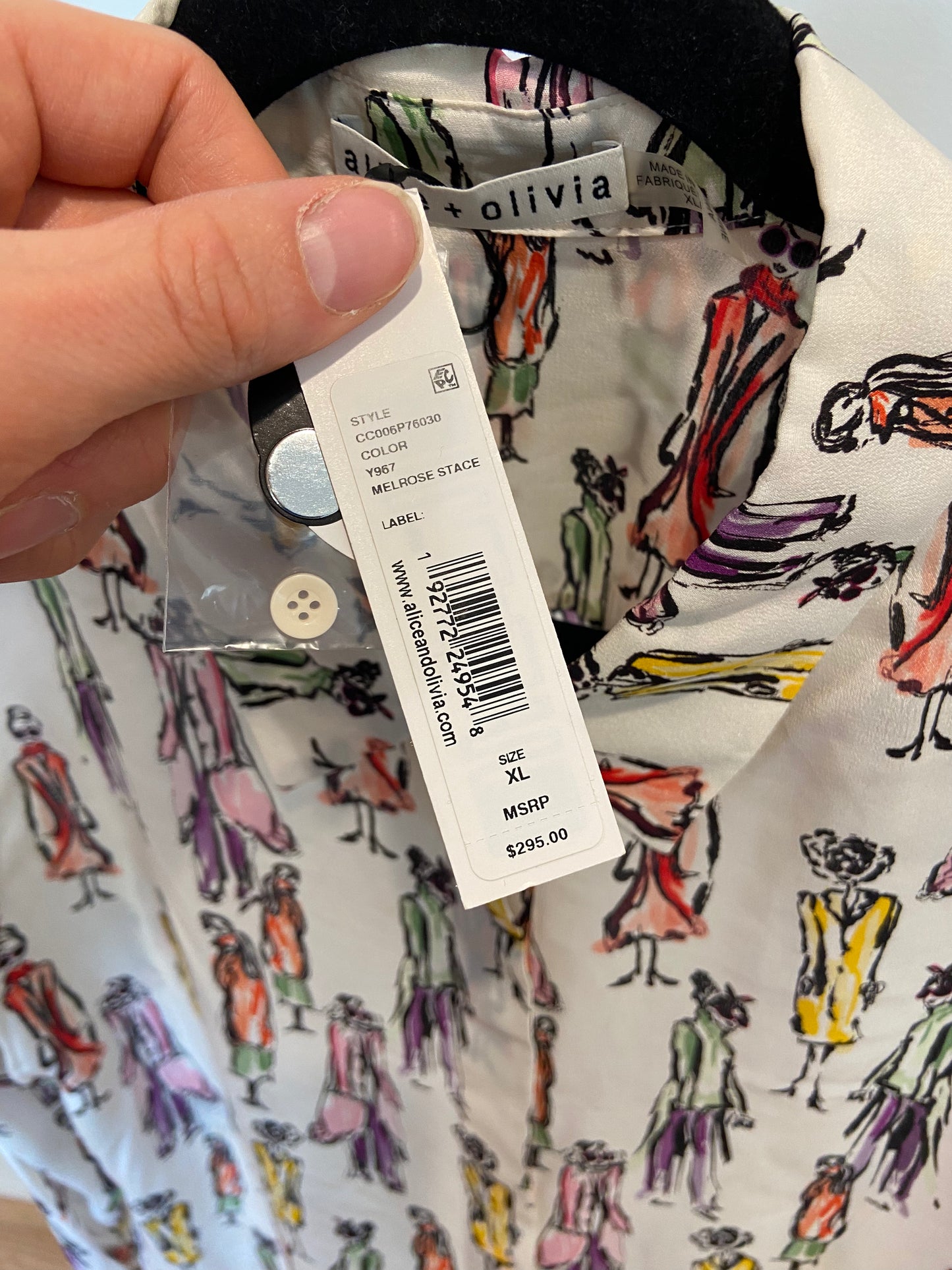 Alice and Olivia Willa Wanderlust Melrose Place People Print size XL