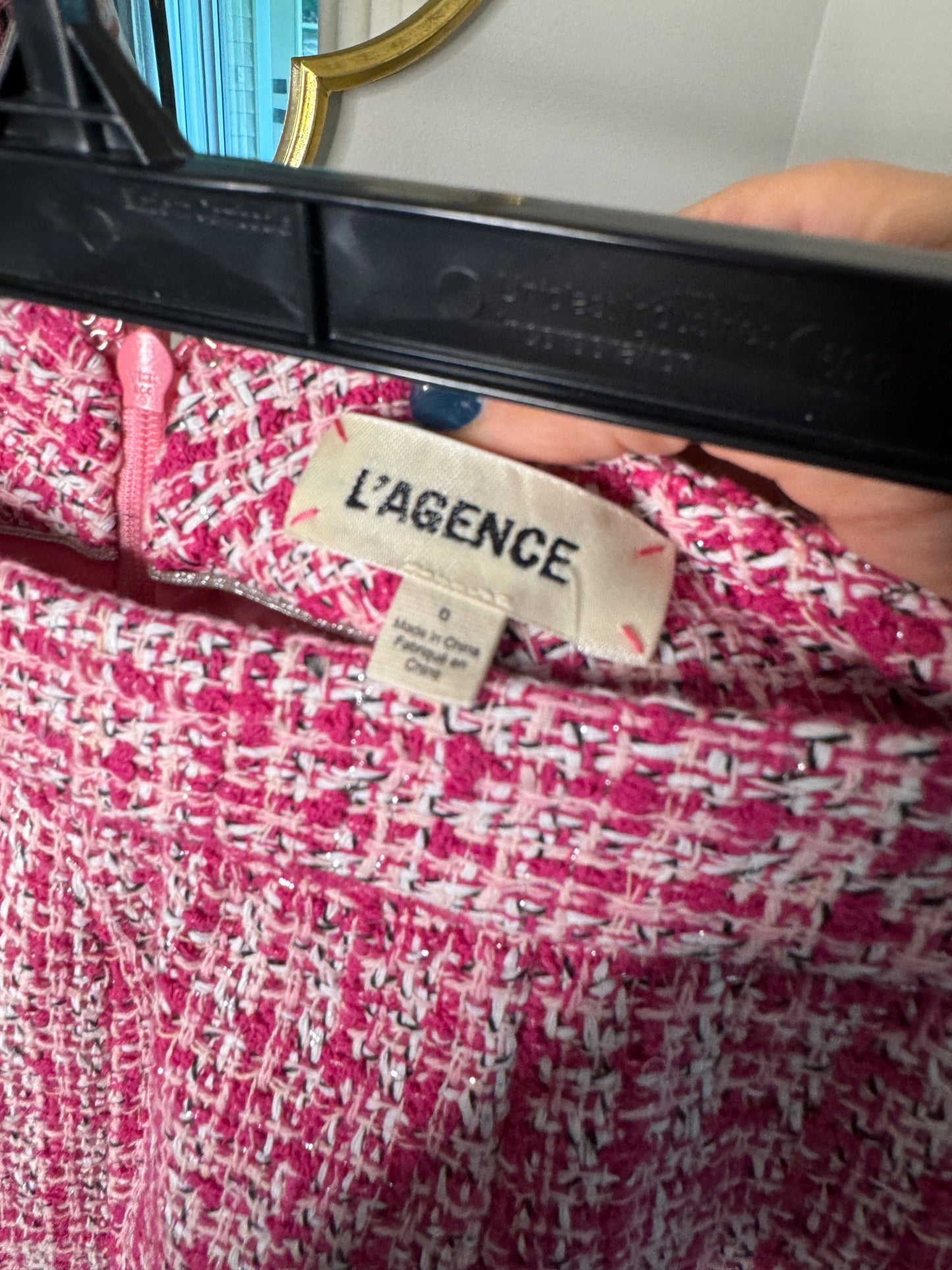 L'Agence Tweed Blazer + Shorts Set size 0